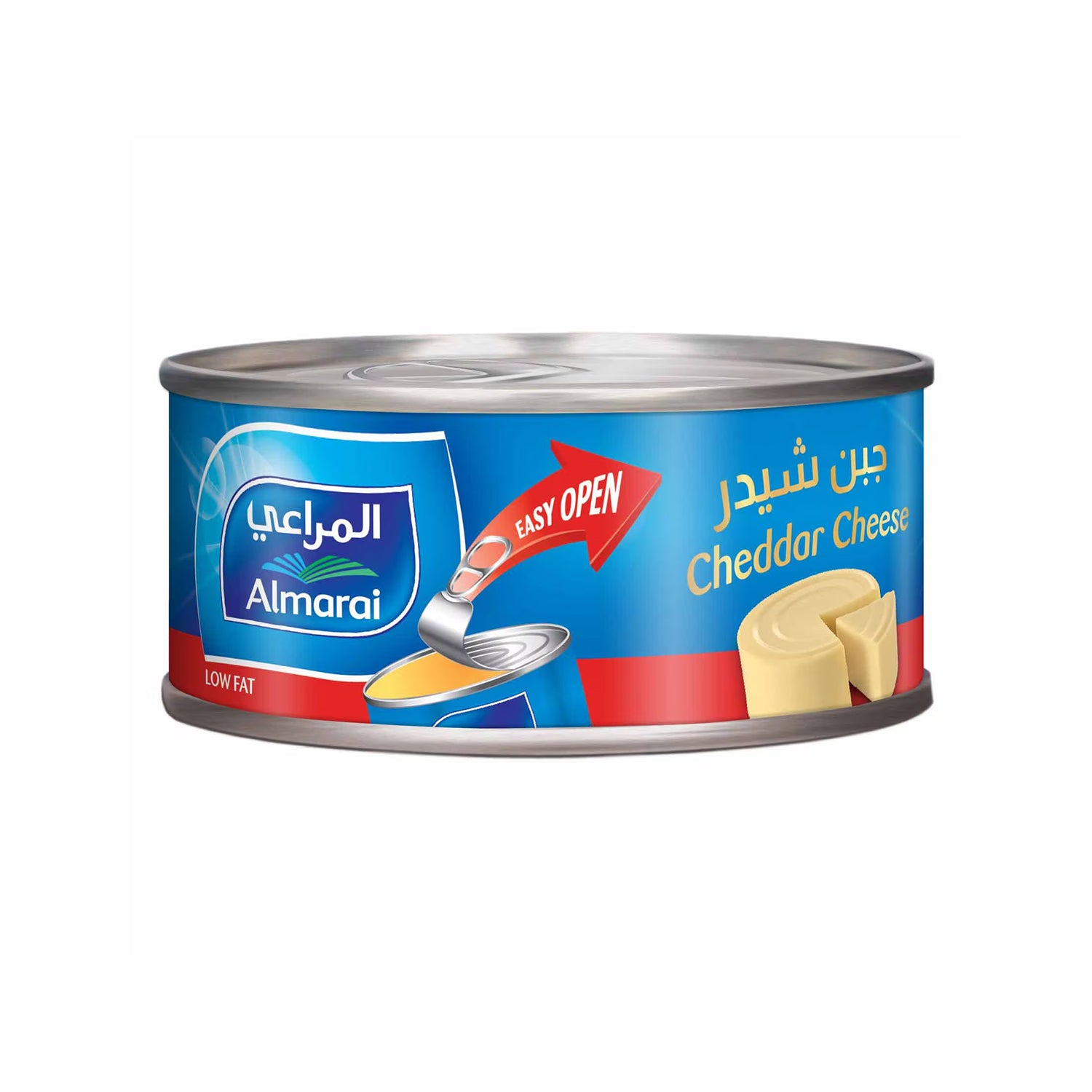 Almarai Cheddar Cheese Low Fat Tin 113Gm