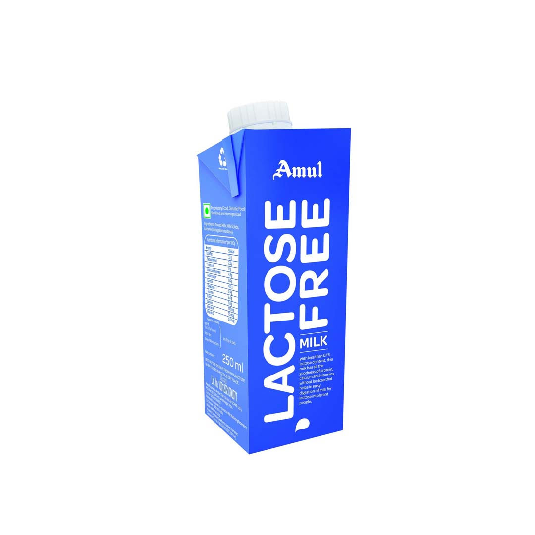 Amul Lactose Free 250Ml – Benzer Foods