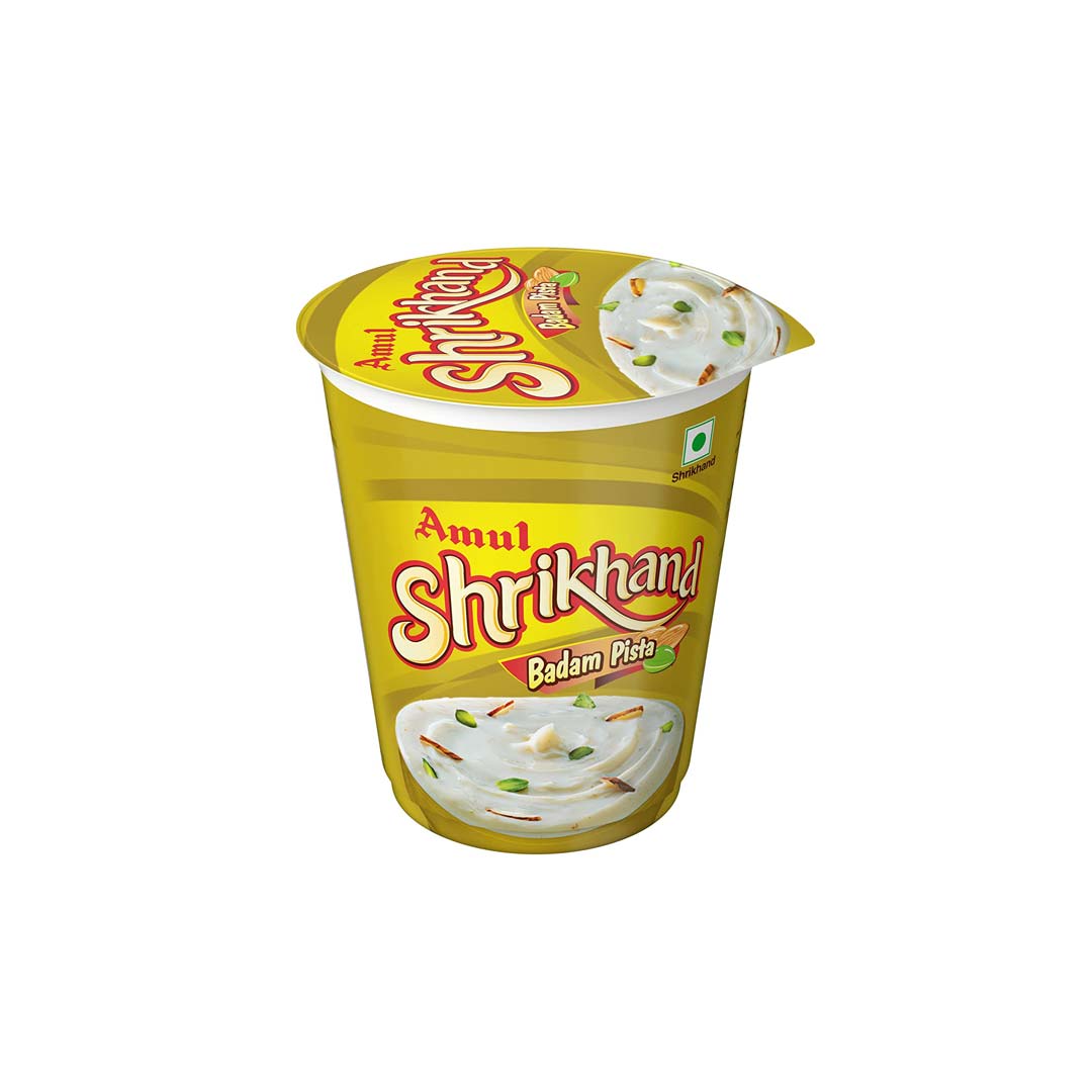 Amul Shrikhand Badam Pista 500Gm