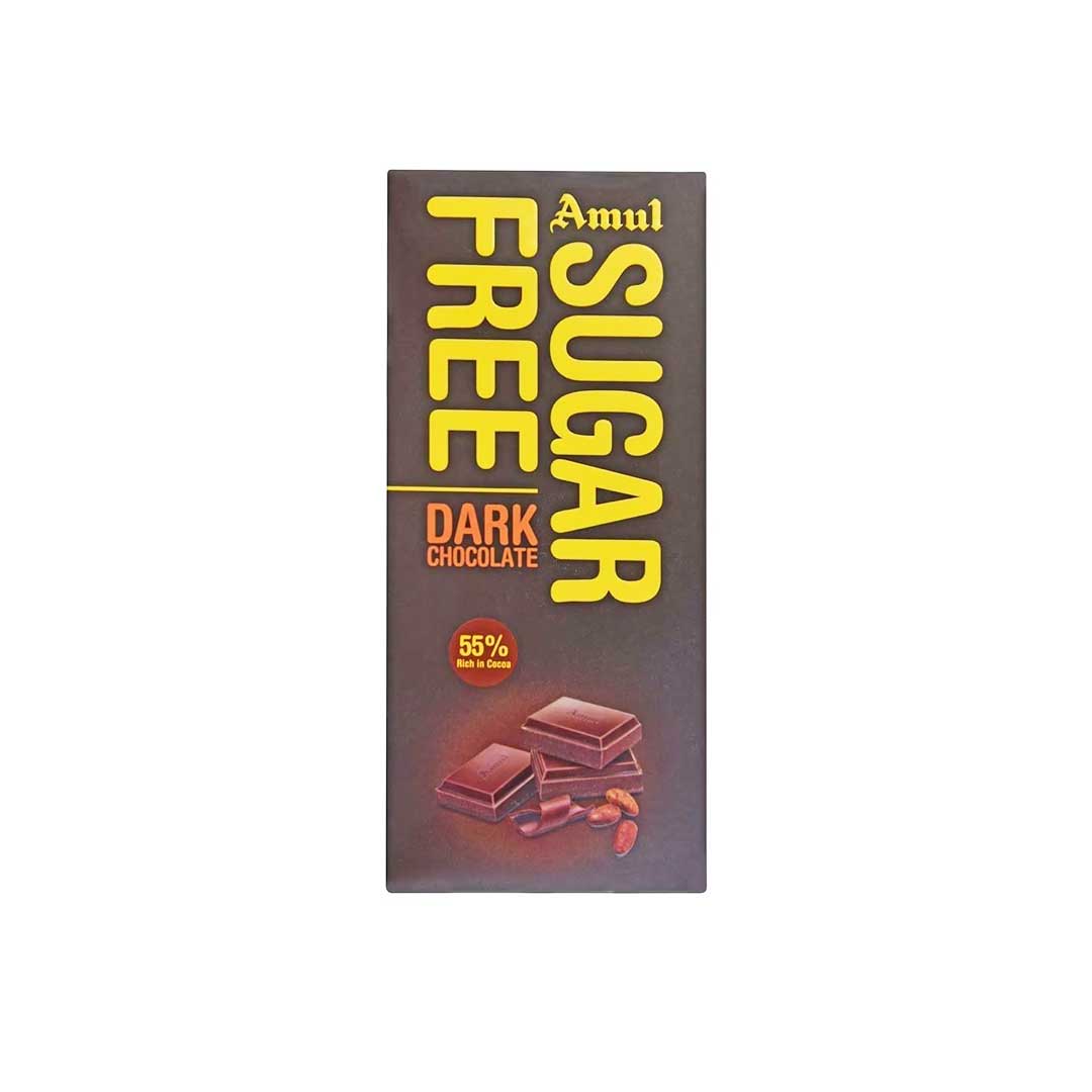 Amul Sugar Free Dark Choc 150Gm
