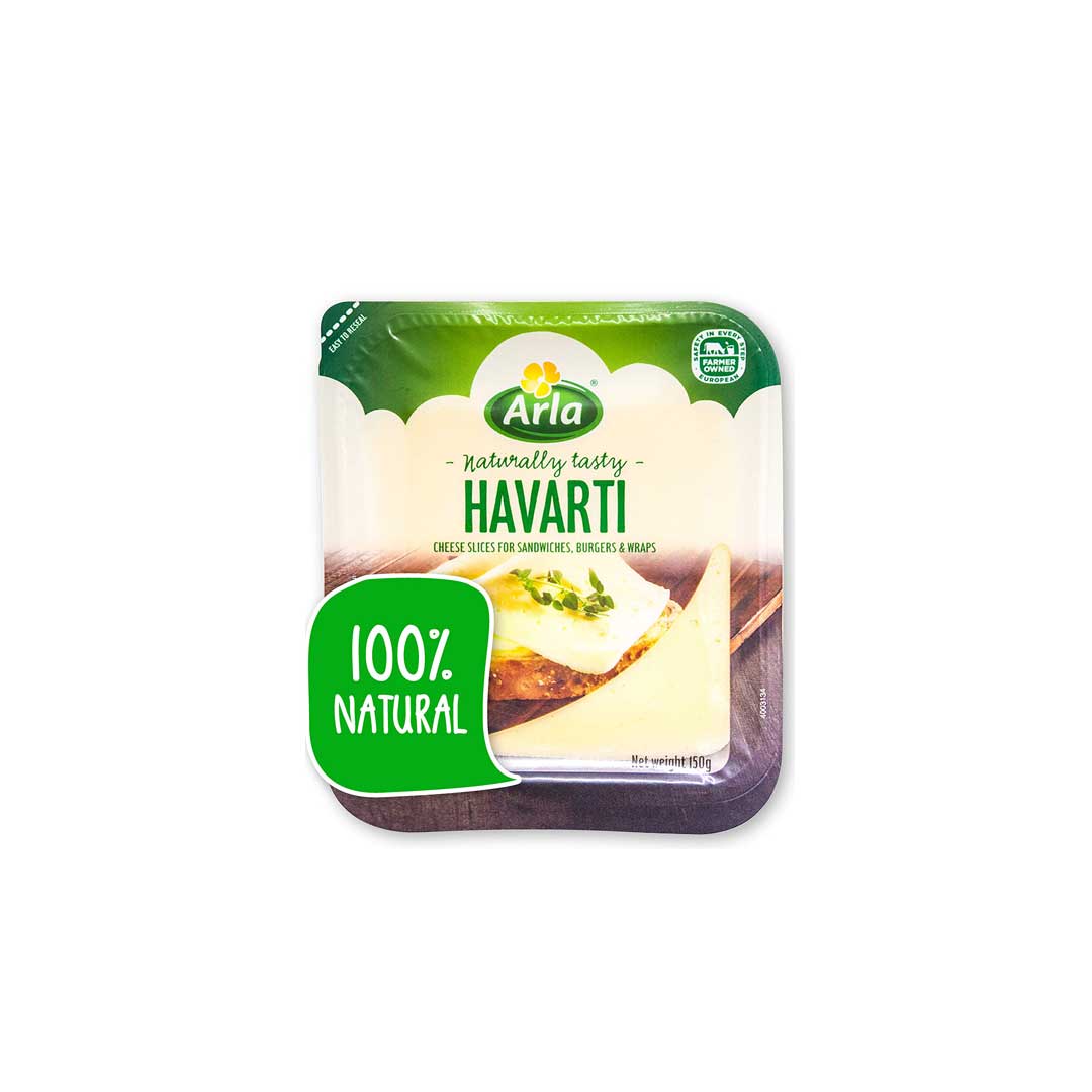 Arla Havarti Cheese Slices 150Gm
