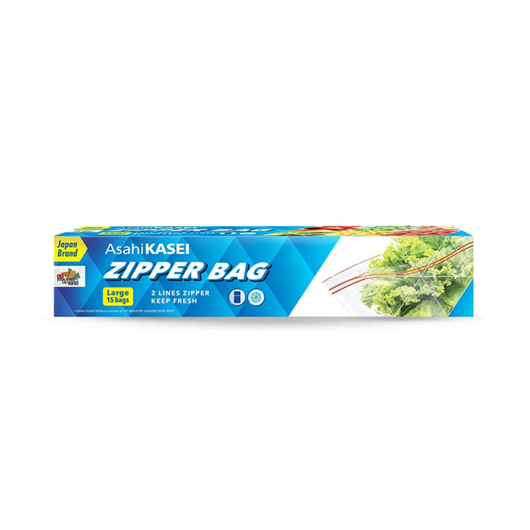 Asahikasei Zipper Bag Large 15Bags 1Box