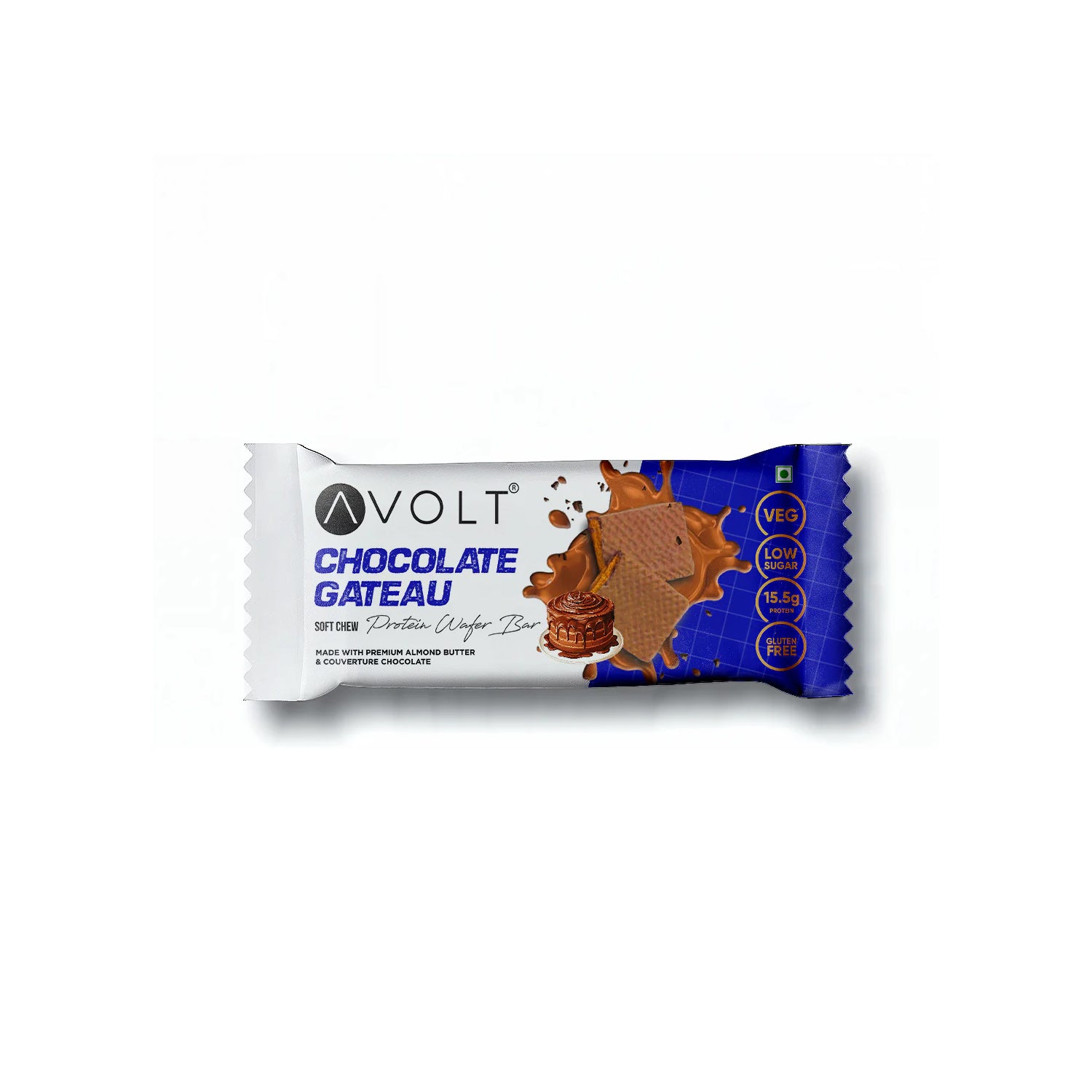 Avolt Chocolate Gateau Protein Bar 50Gm