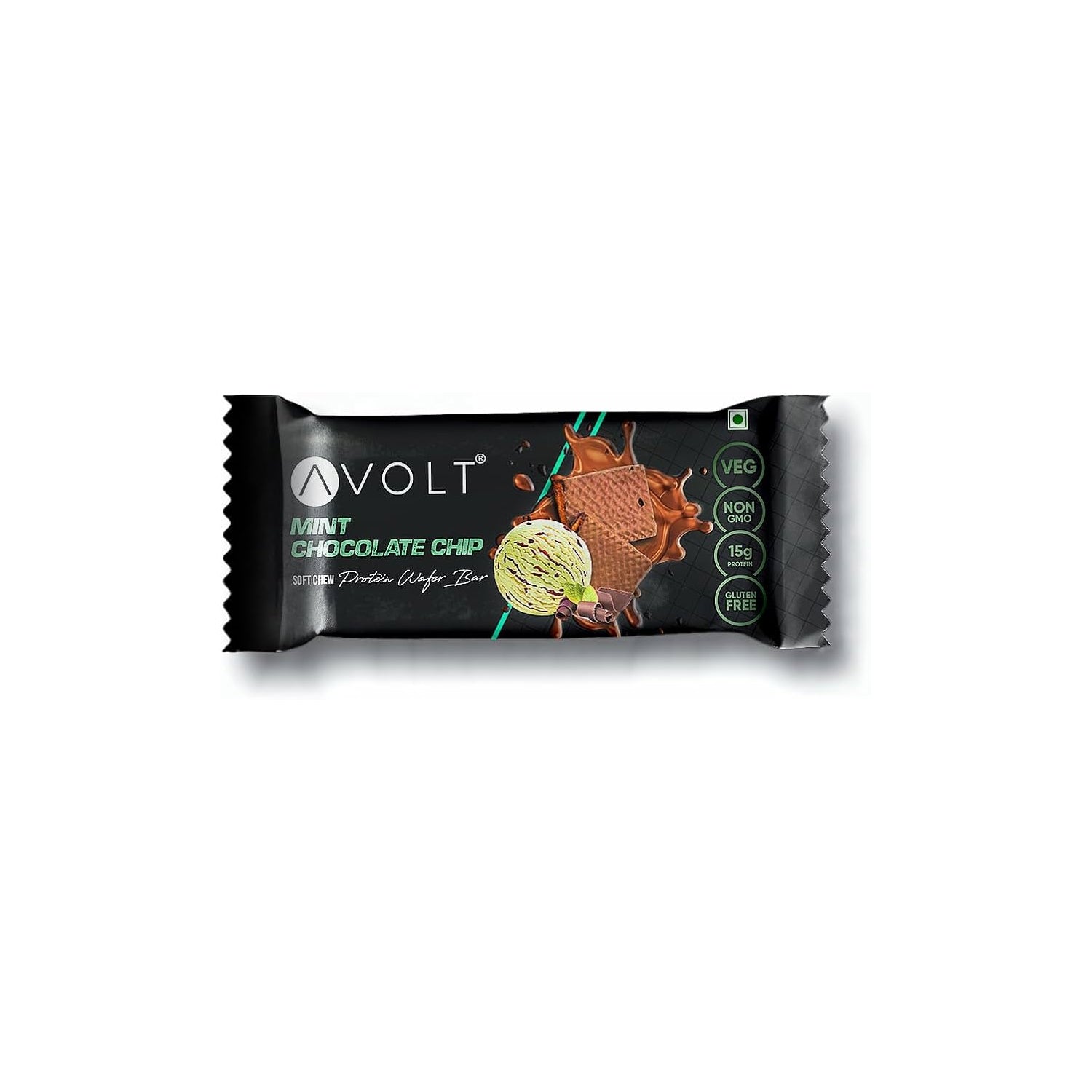 Avolt Mint Chocolate Chip Protein Bar 50Gm