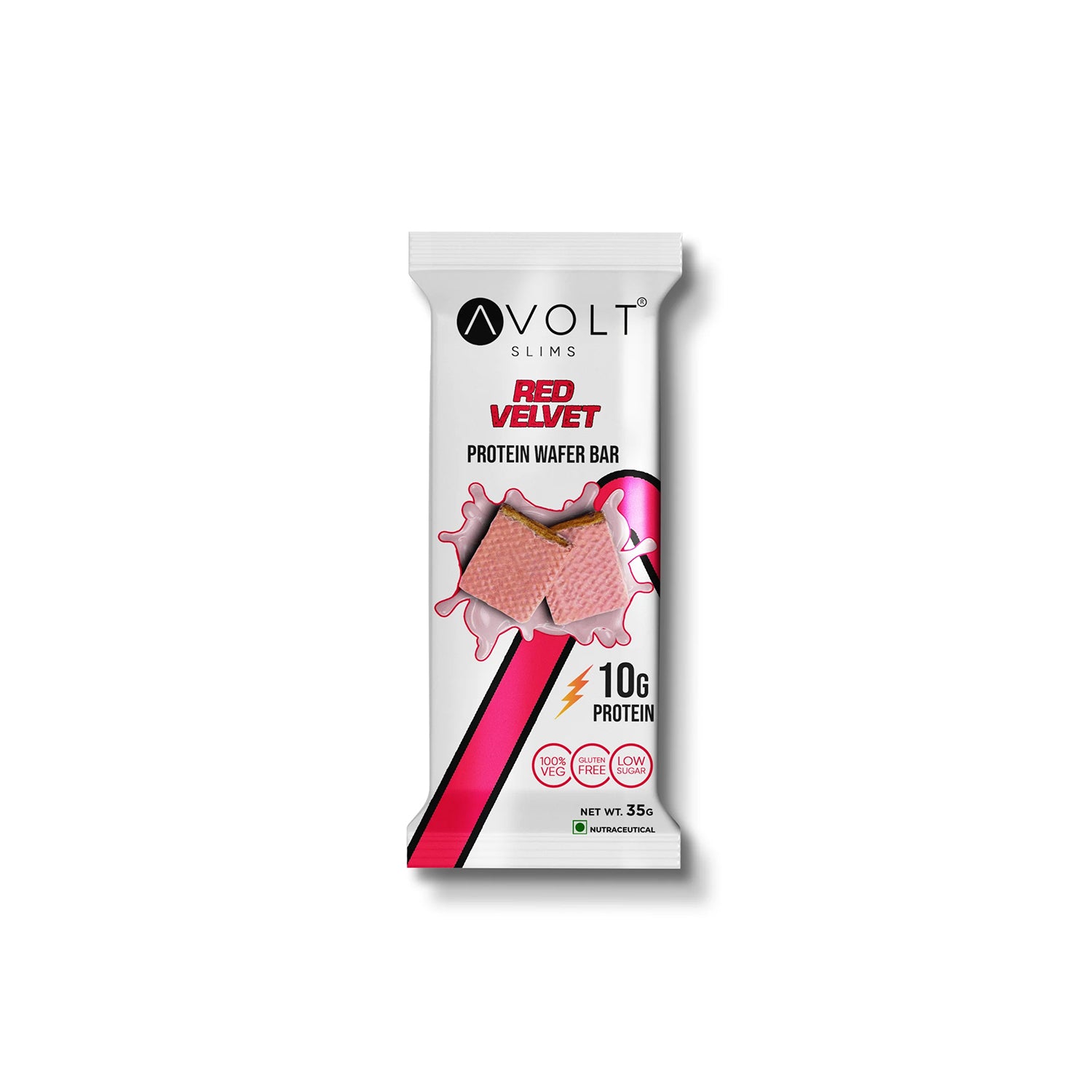 Avolt Red Velvet Whey Protein Bar 35Gm