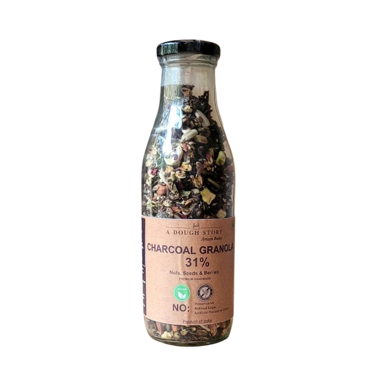 A Dough Story Charcoal Granola 250Gm