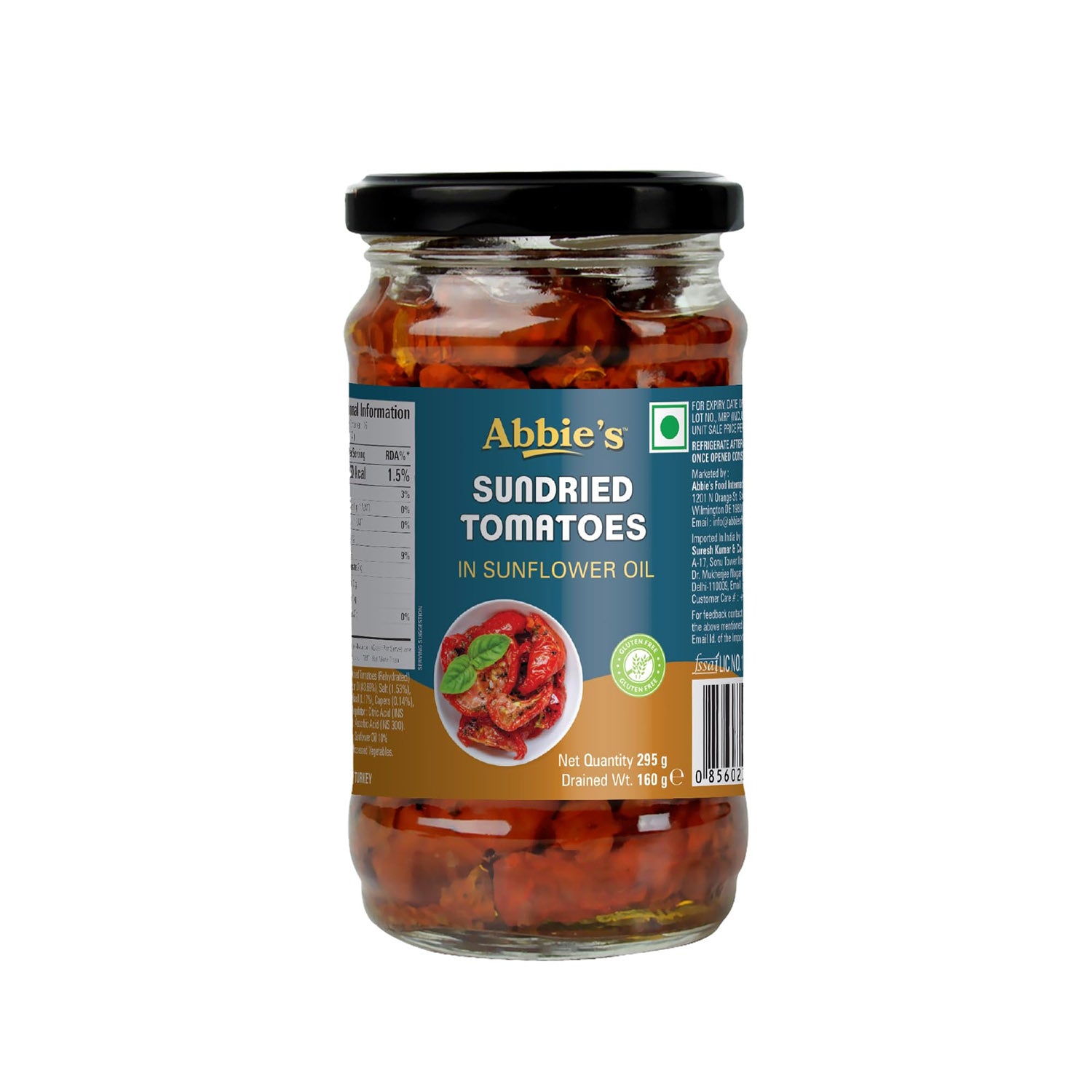 Abbies Sundried Tamatoes In Sunflower Oil 295Gm