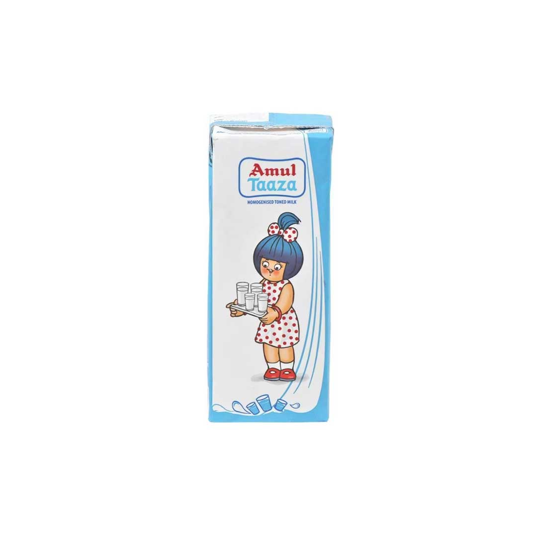 Amul Taaza Milk Tetra Pack 200Ml