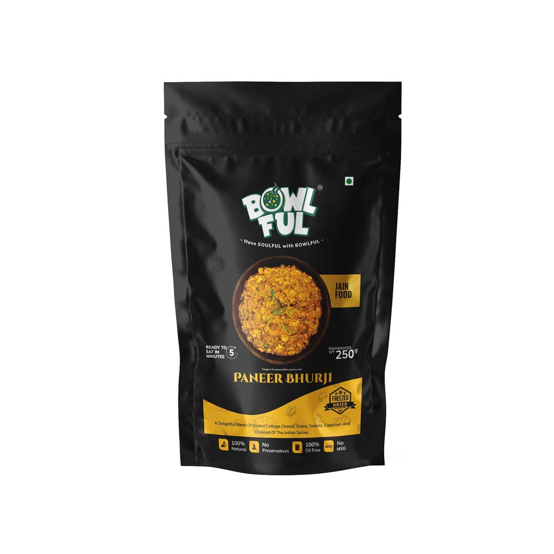 Bowl Ful Jain Paneer Bhurji 70Gm