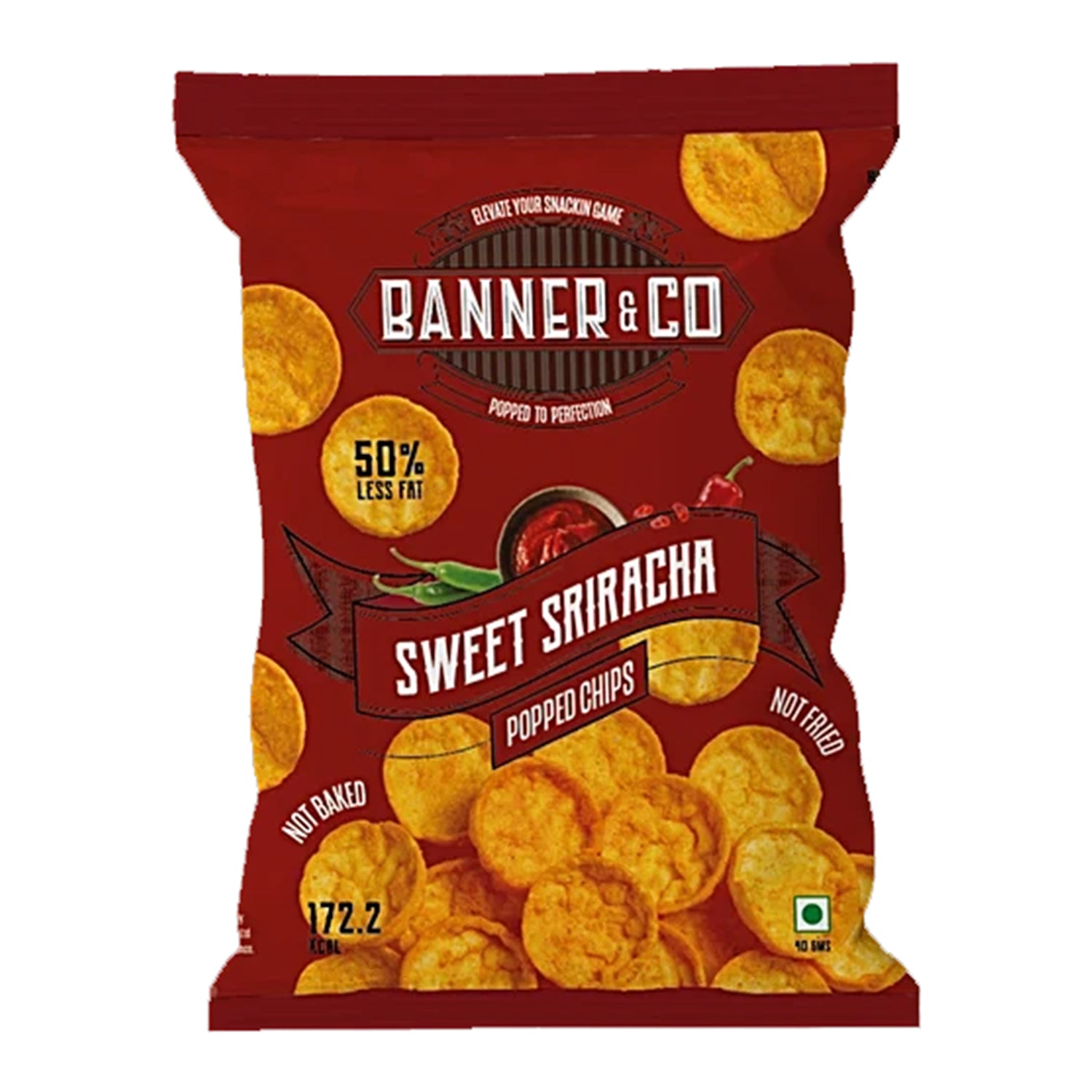 Banner & Co Sweet Sriracha Popped Potato Chips 40Gm