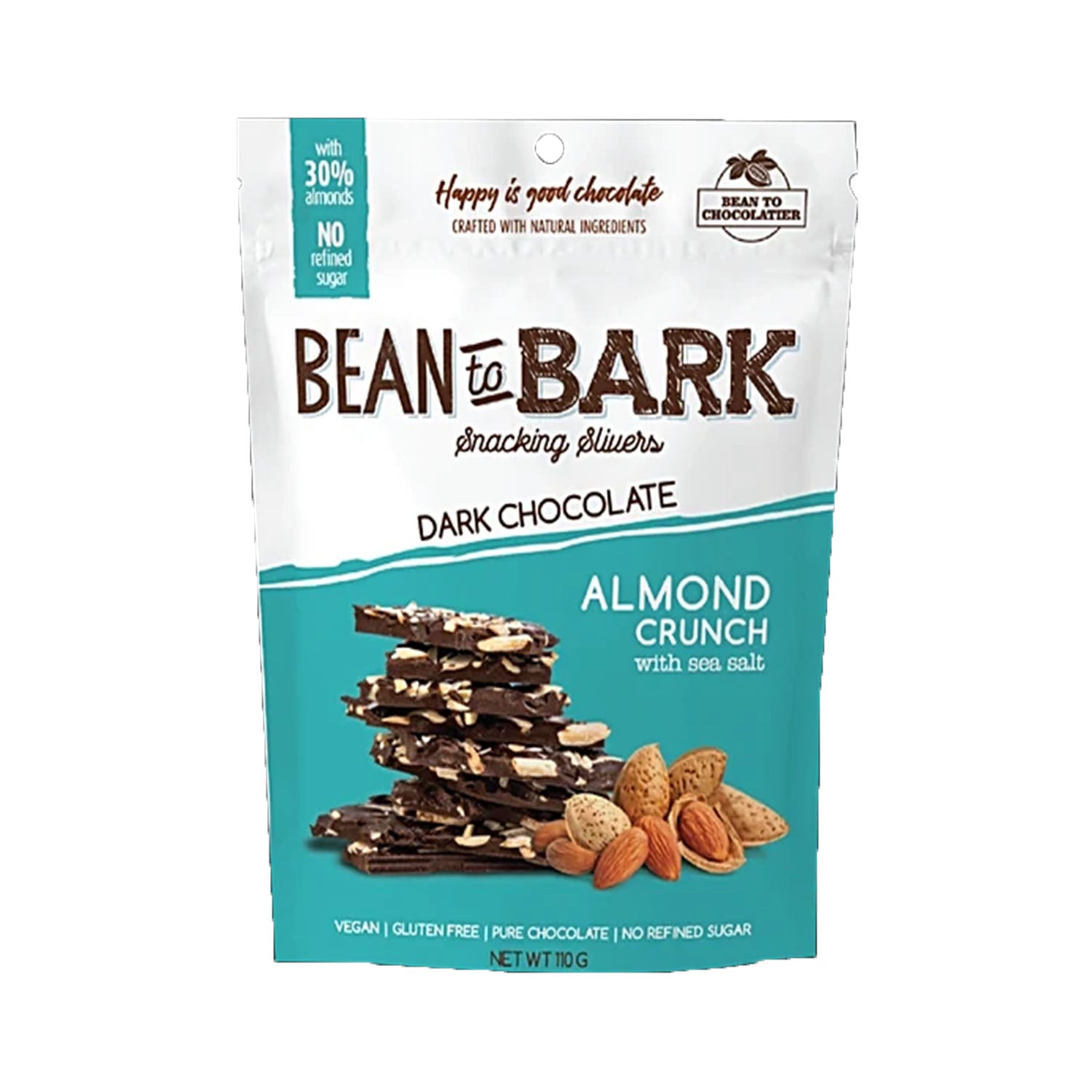 Bean To Bark Almond Crunch Sea Salt 110 Gm