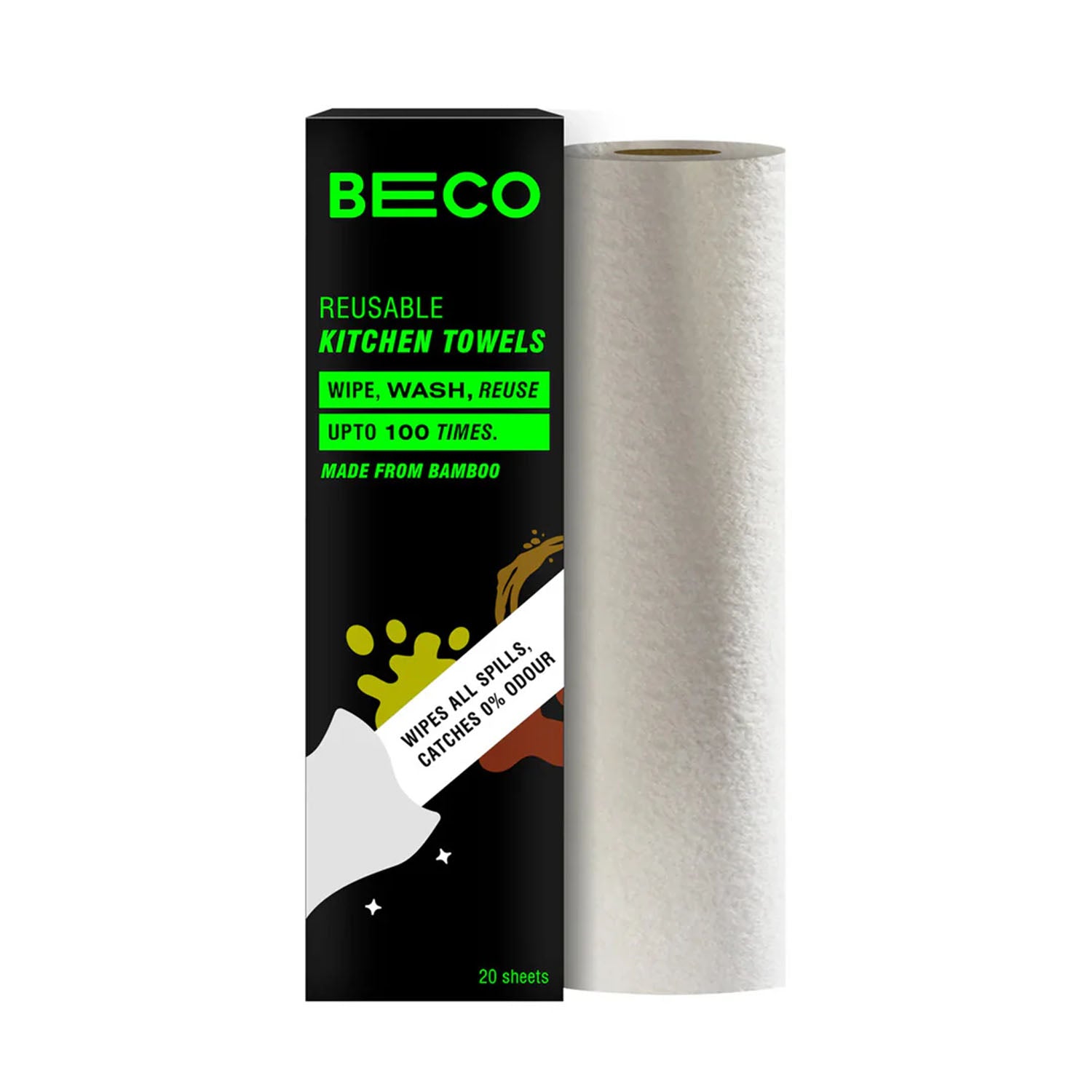 Beco Bambooee Reusable Kitchen Towel 6 Sheets
