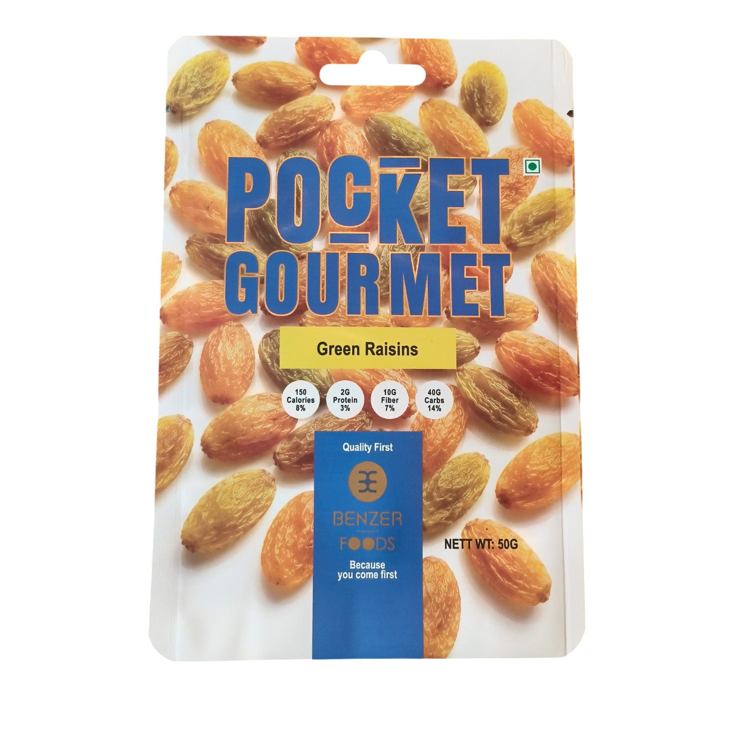 Benzer Green Raisins 50Gm