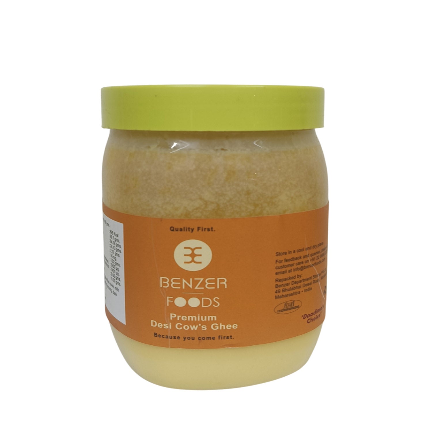 Benzer Desi Cow Ghee 1Ltr