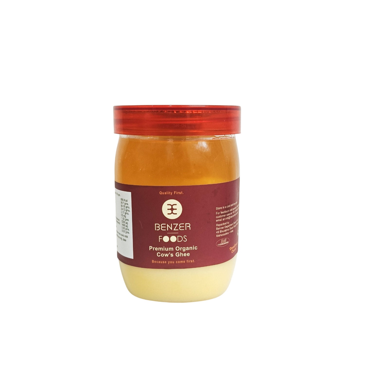 Benzer Organic Cow Ghee 1Ltr