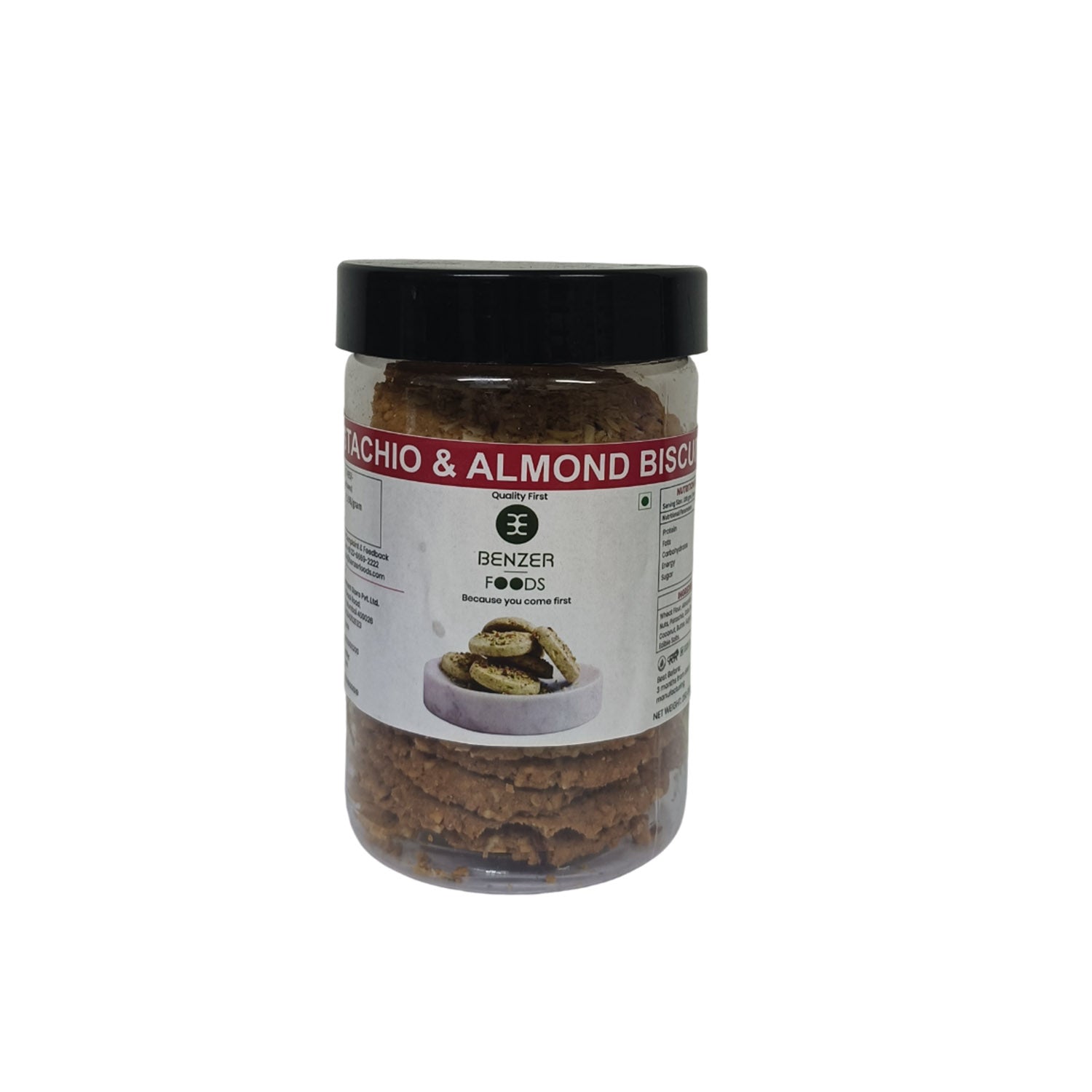 Benzer Pistachio Almond Biscuits 250Gm