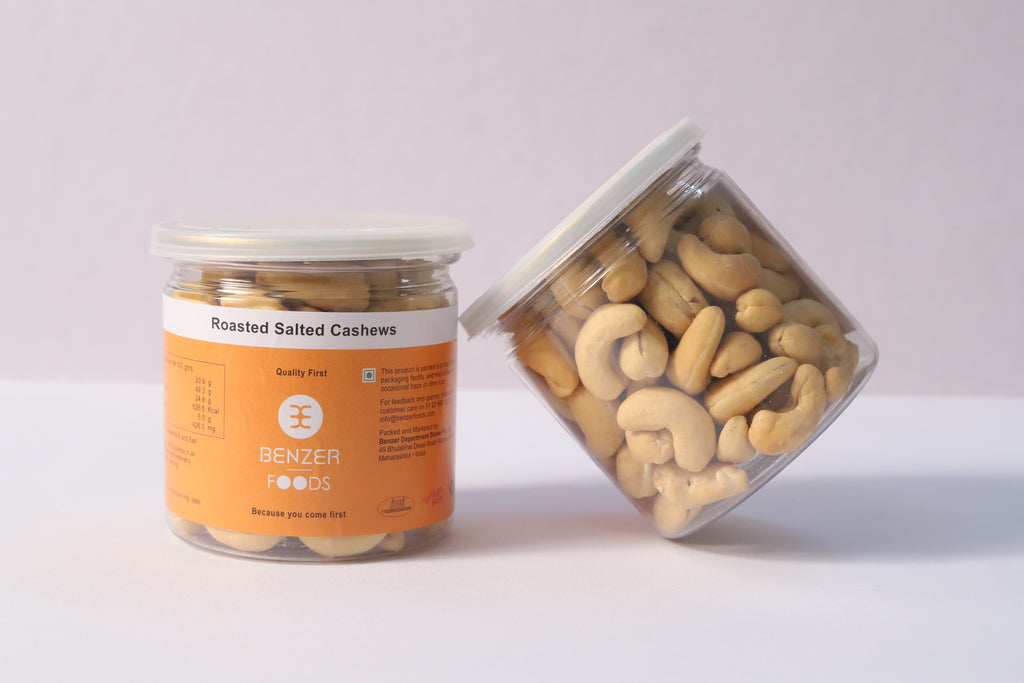 Benzer Roasted Salted Cashews Tin 200Gm