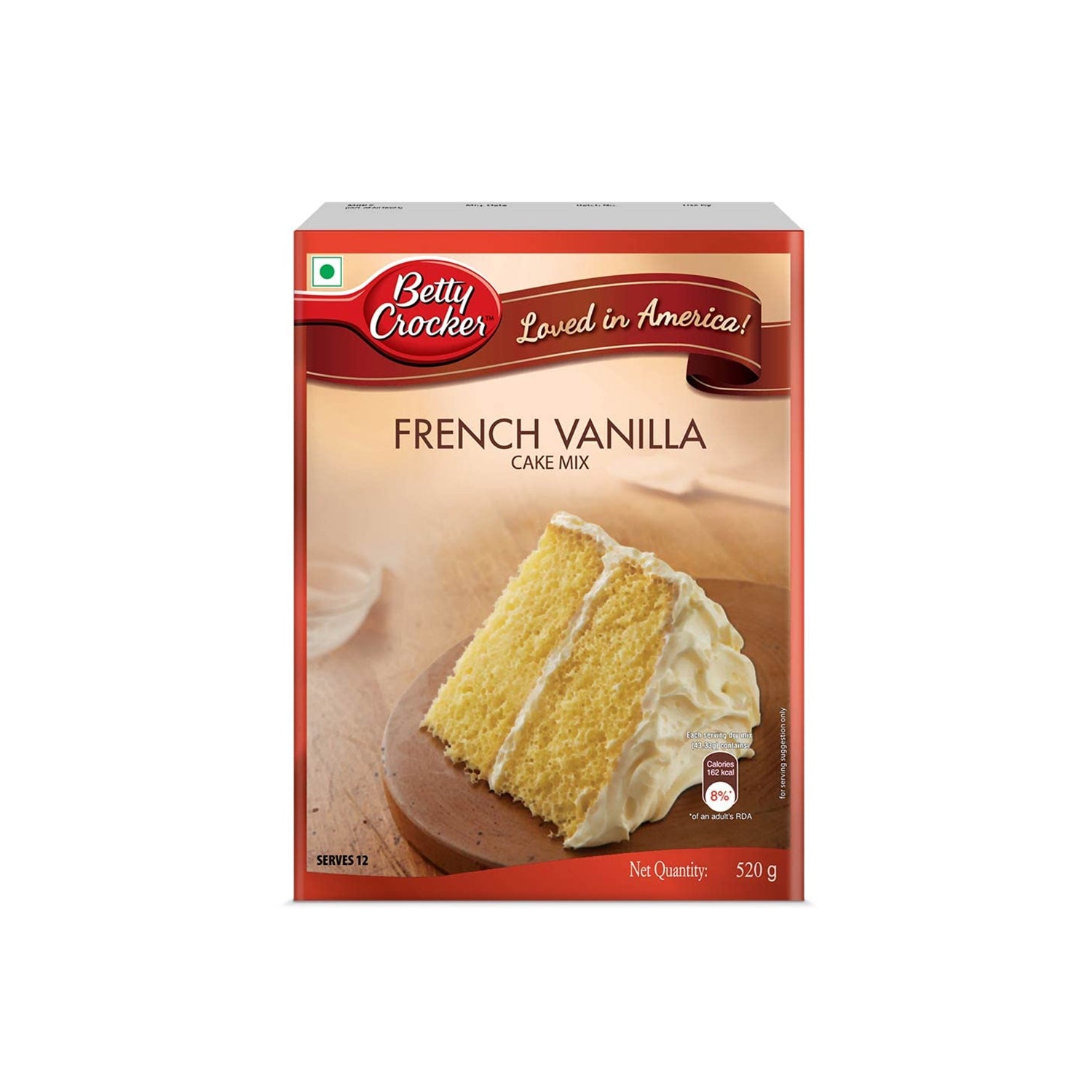 Betty Crocker French Vanilla Cake Mix 520Ml