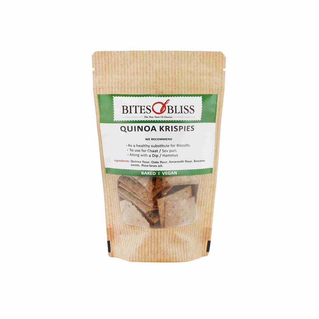 Bites Of Bliss Quinoa Krispies Crackers 125Gm