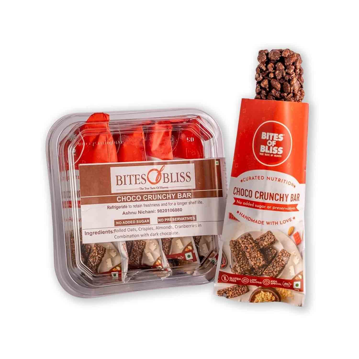 Bites Of Bliss Choco Crunchy Bar 90Gm