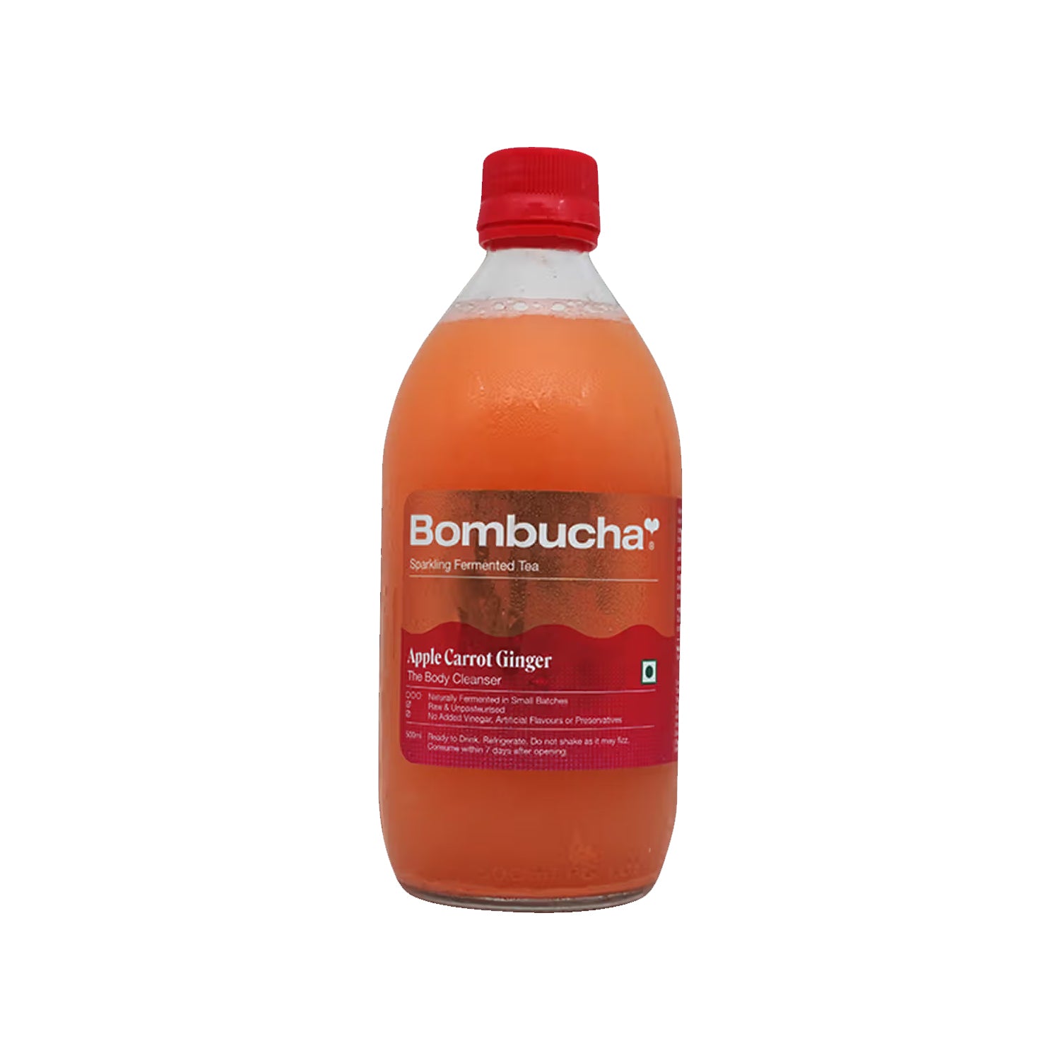 Bombucha Apple Carrot Ginger Kombucha 300Ml