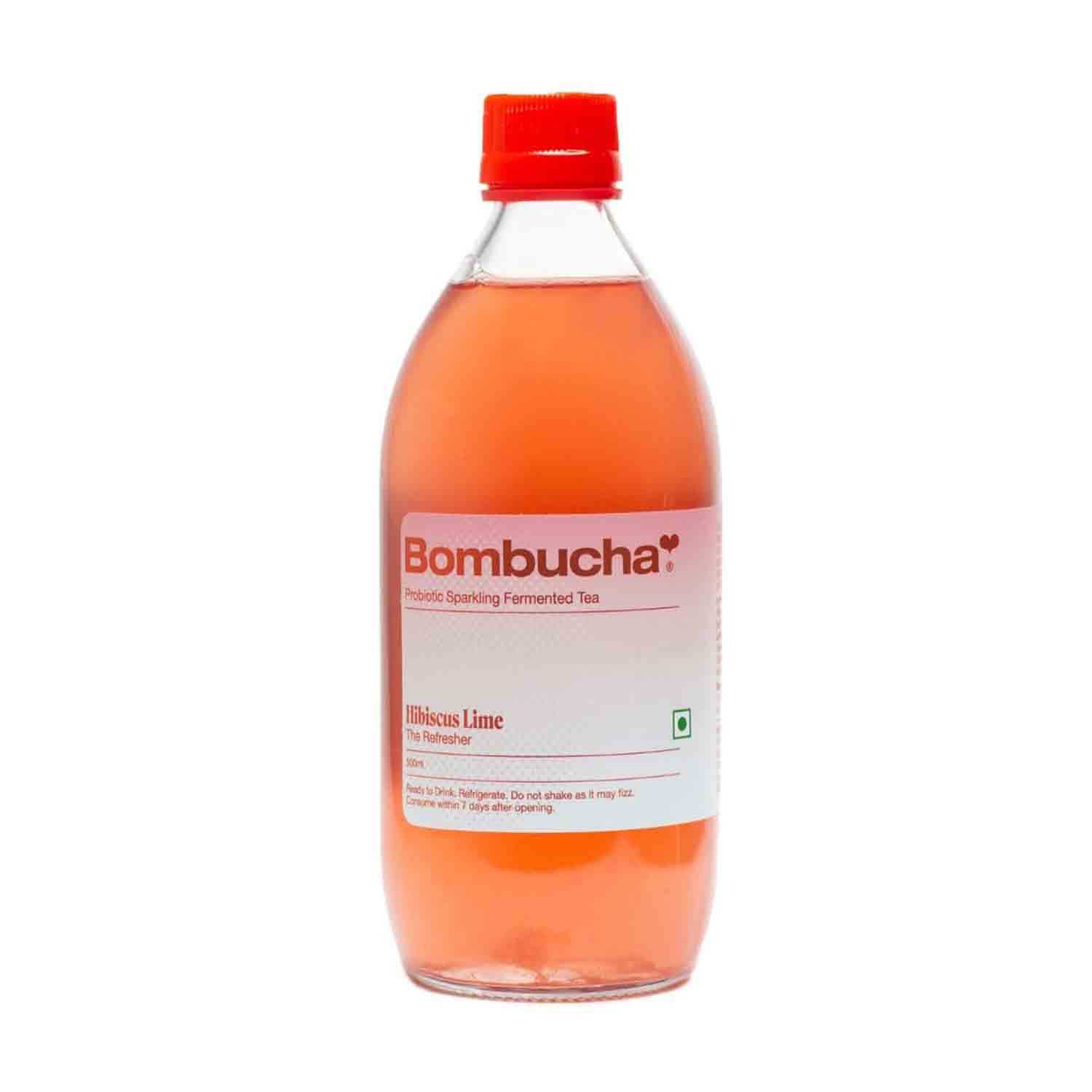 Bombucha Hibiscus Lime Kombucha 300Ml