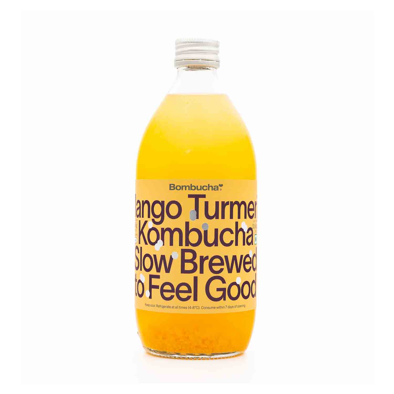 Bombucha Mango Turmeric Kombucha 300Ml