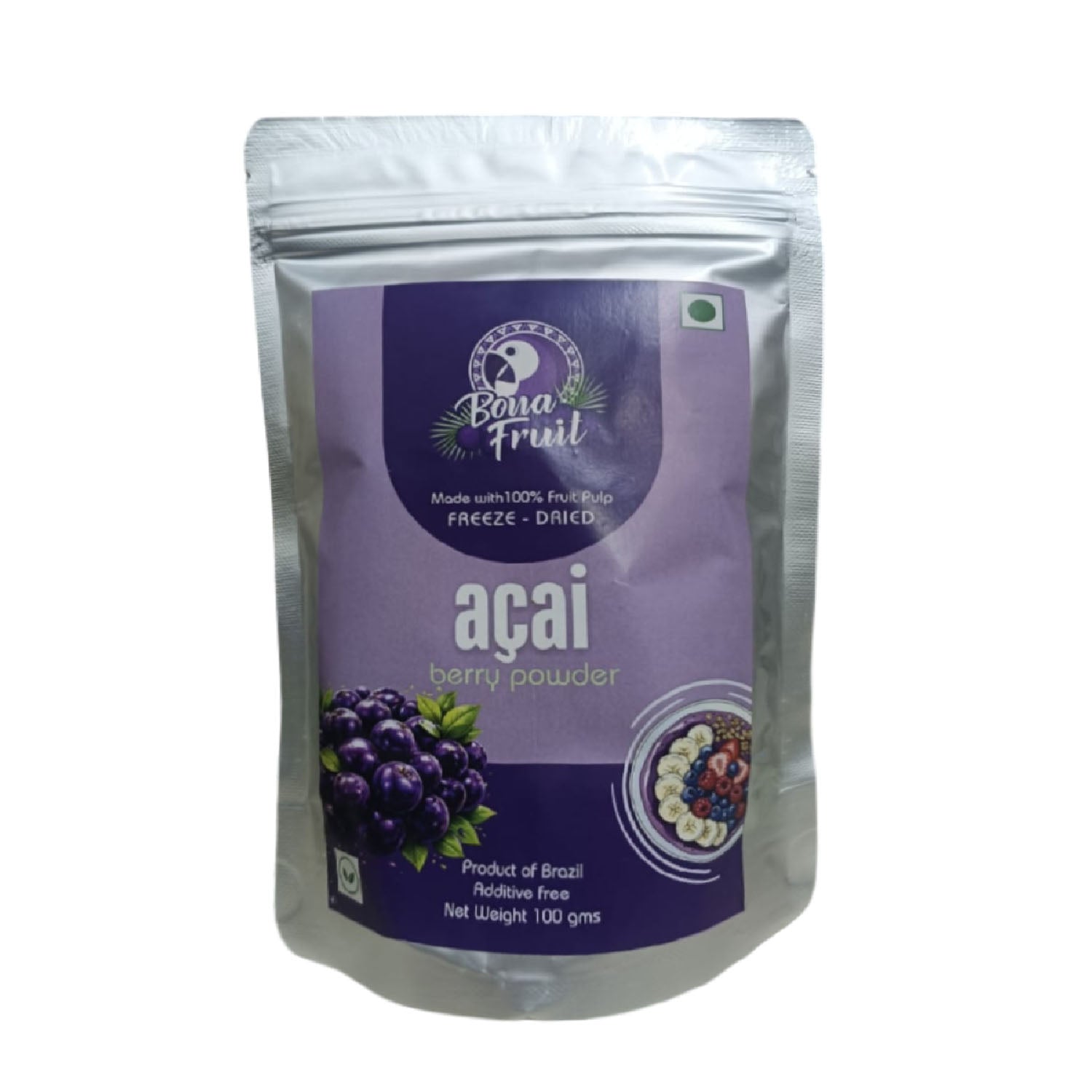Bona Fruit Acai Berry Powder 100Gm