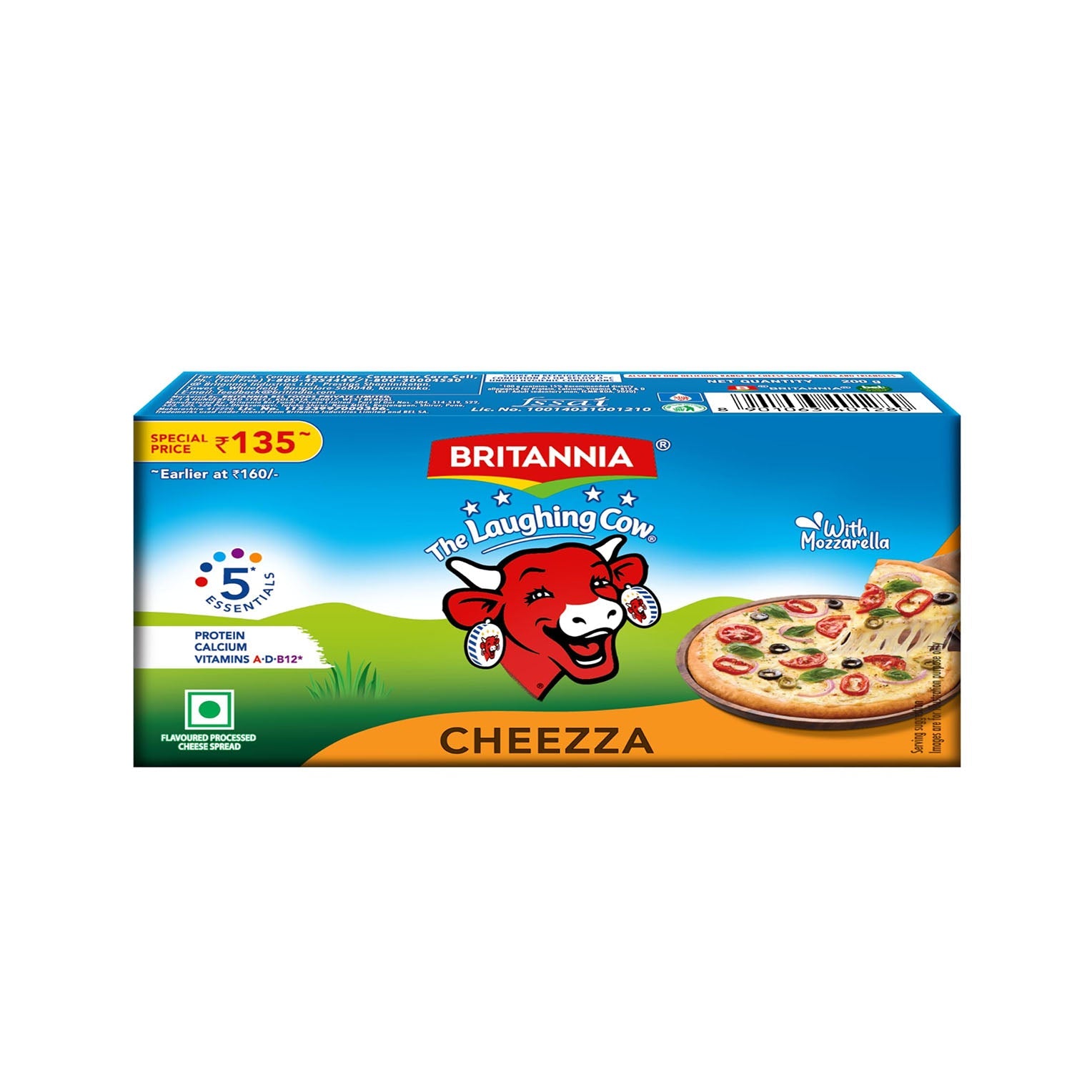 Britannia Cheezza Pizza Block 200Gm