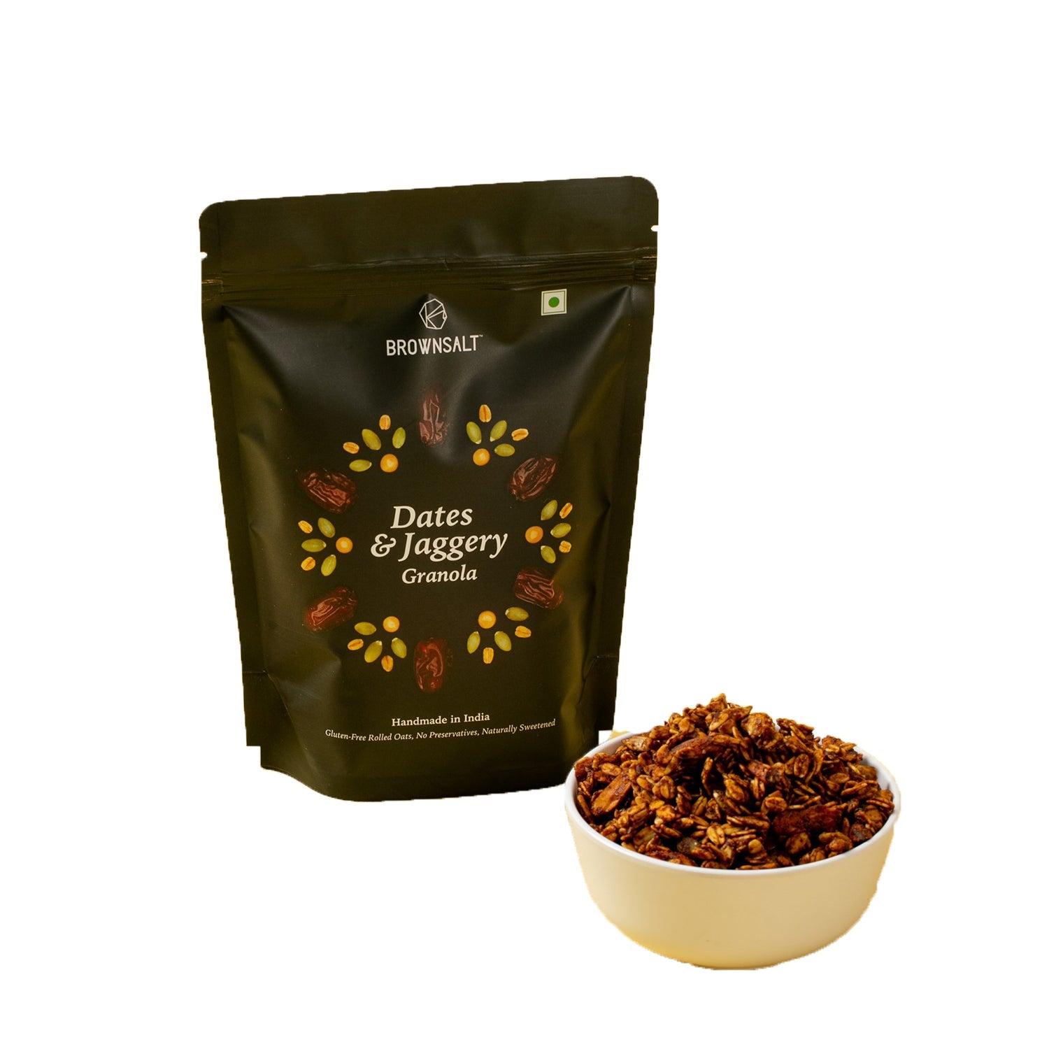 Brownsalt Dates Jaggery Granola 250Gm