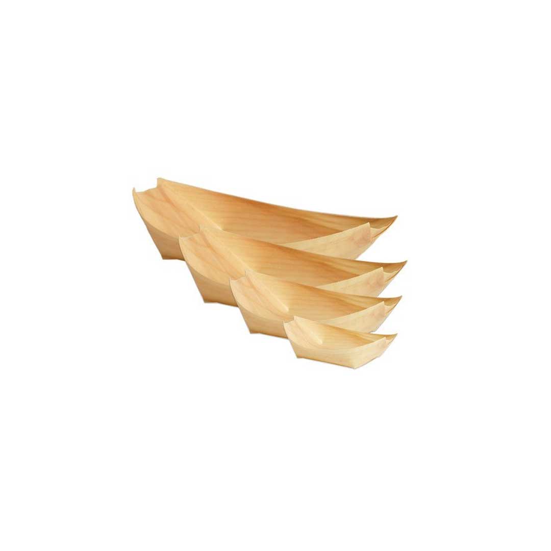 Celebration Essentials Wooden Pine Boat 10Pkt