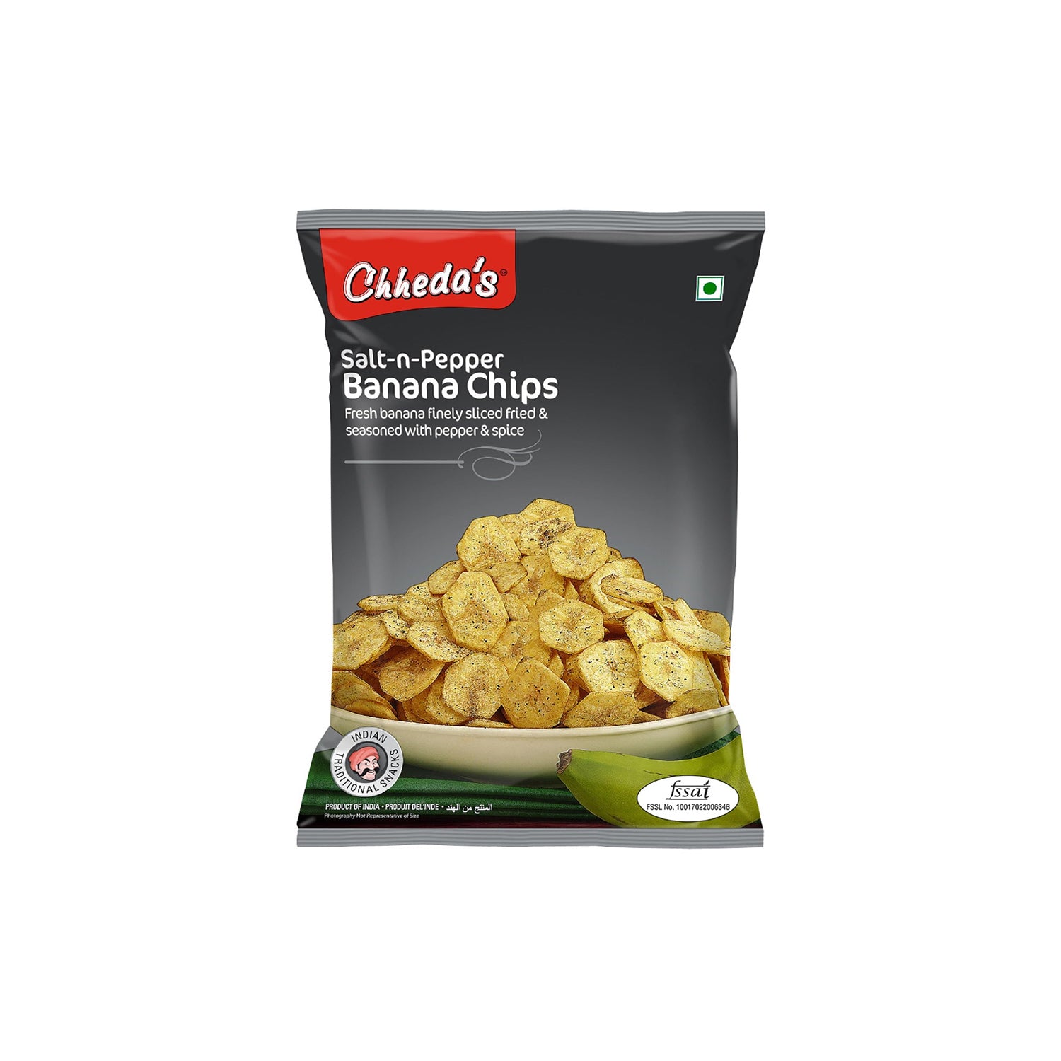 Chhedas Salt & Pepper Banana Chips 150Gm