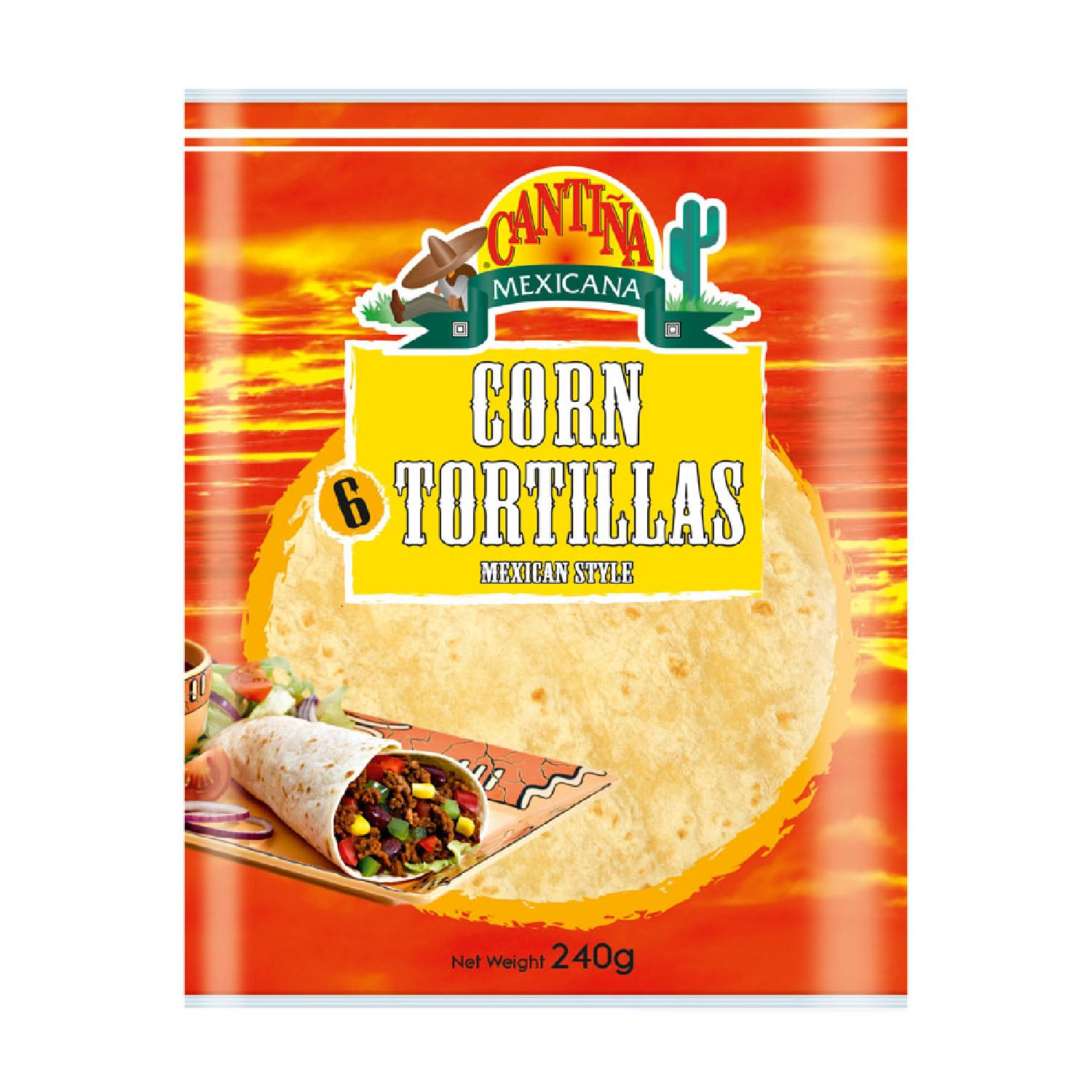 Cantina Multigrain Tortilla 240Gm