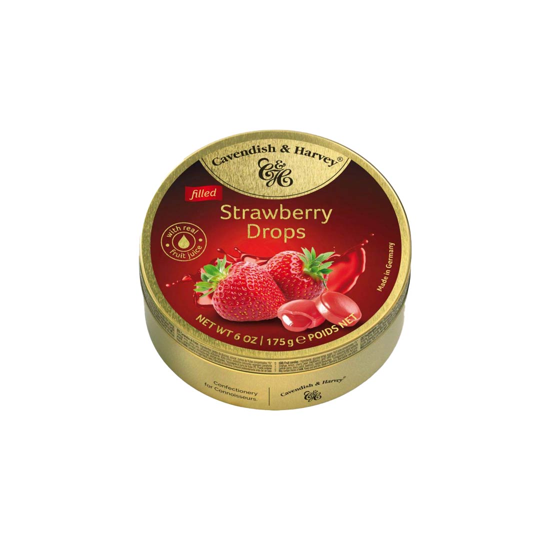 Cavendish Harvey Strawberry Drops 175Gm