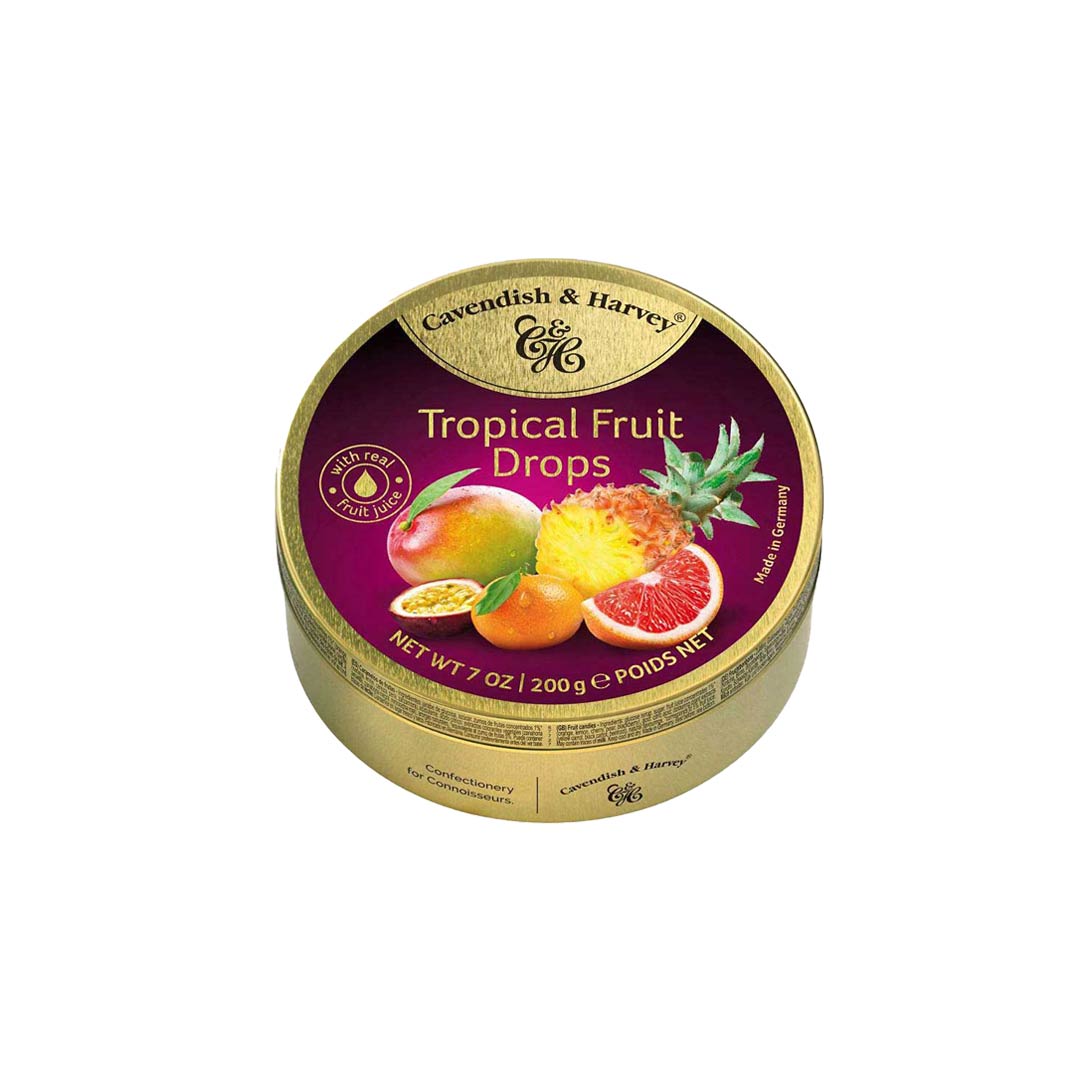 Cavendish Harvey Tropical Fruit Drops 200Gm