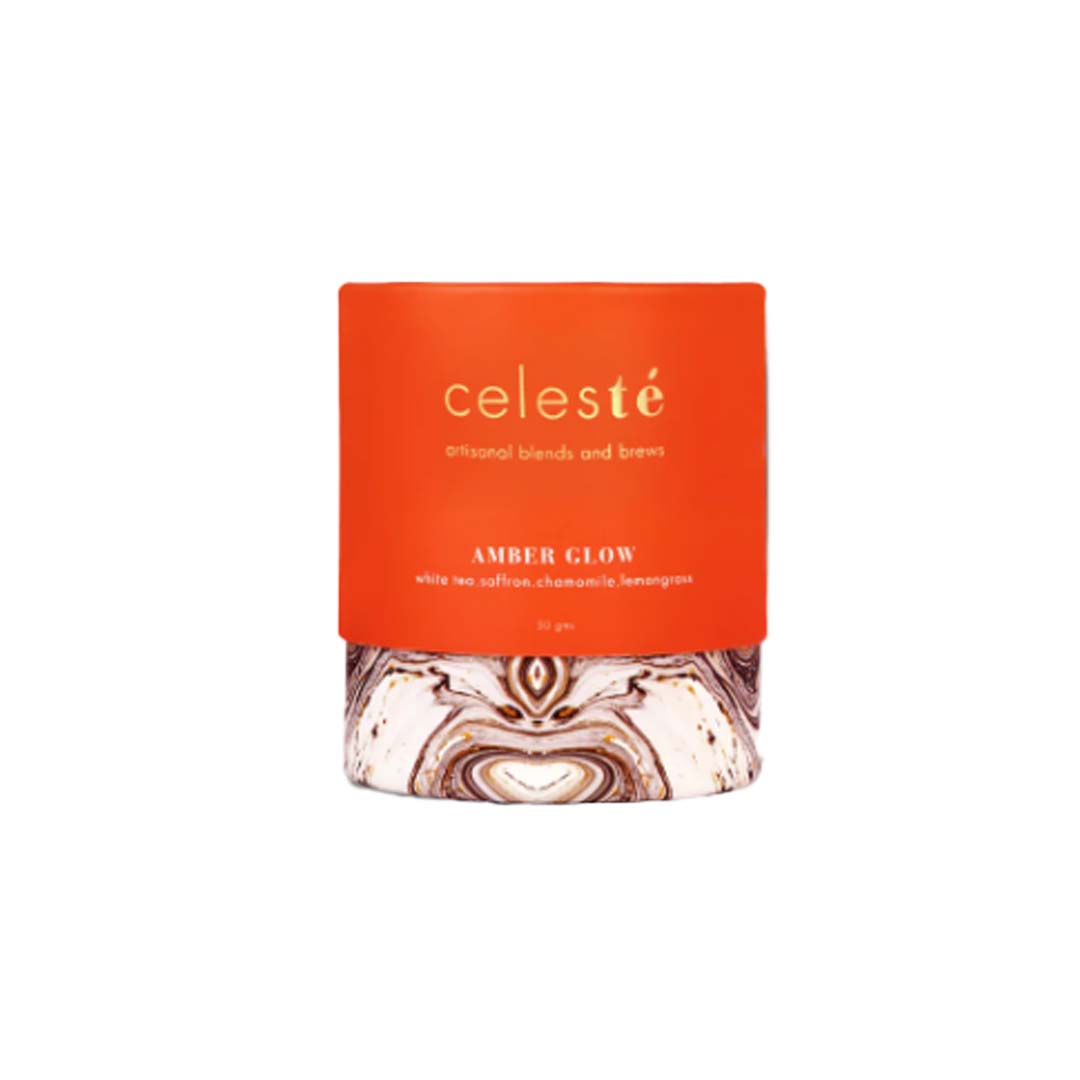 Celeste Amber Glow White Tea Leaf 50Gm