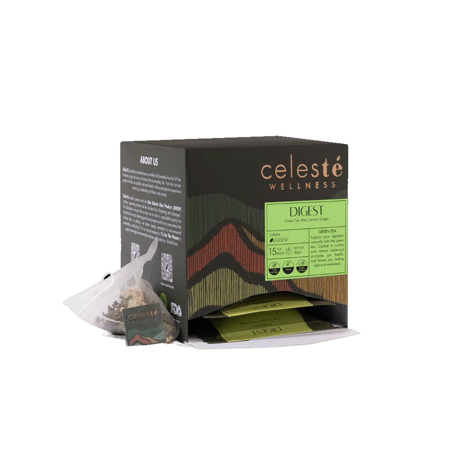Celeste Digest Green Tea 15Bags