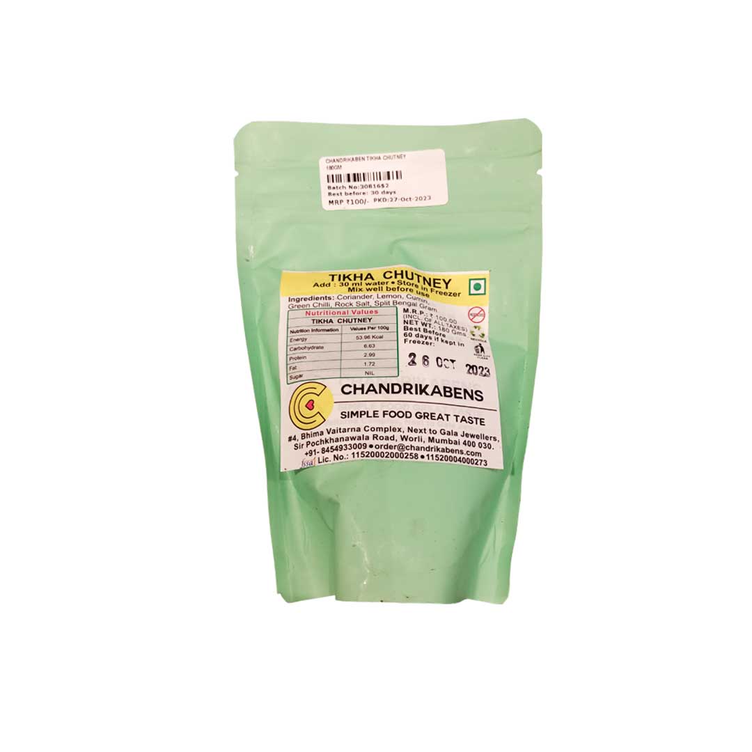 Chandrikaben Tikha Chutney 180Gm