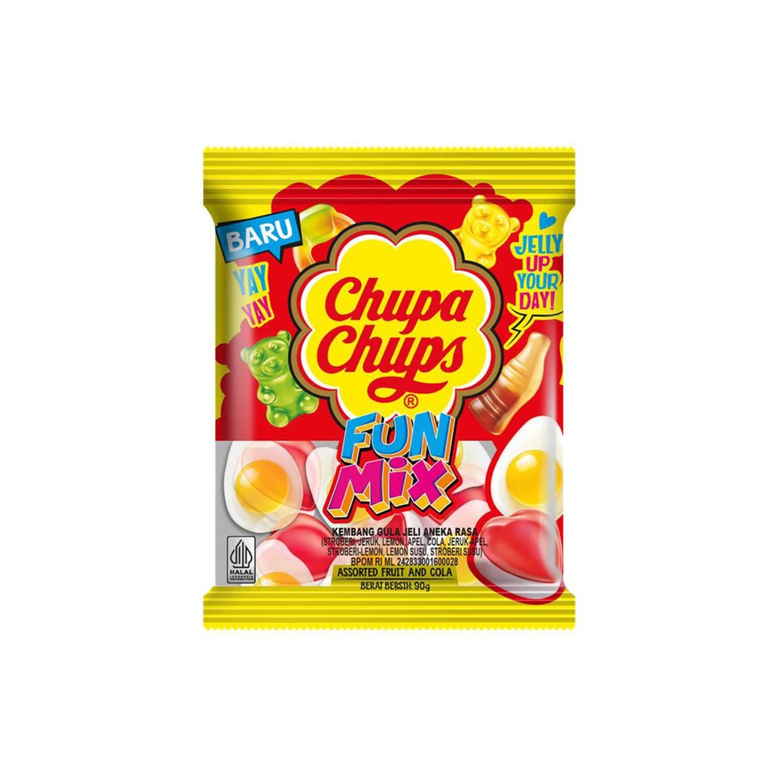 Chupa Chups Fun Mix 90Gm