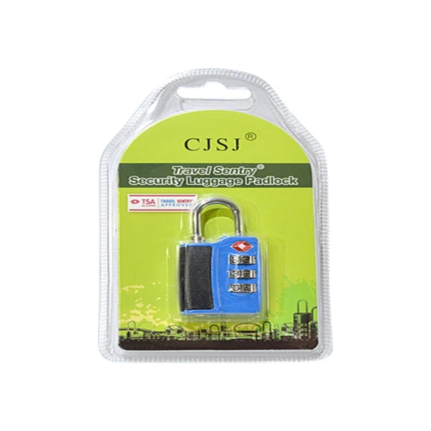Cjsj Luggage Rope With Lock 1Pc