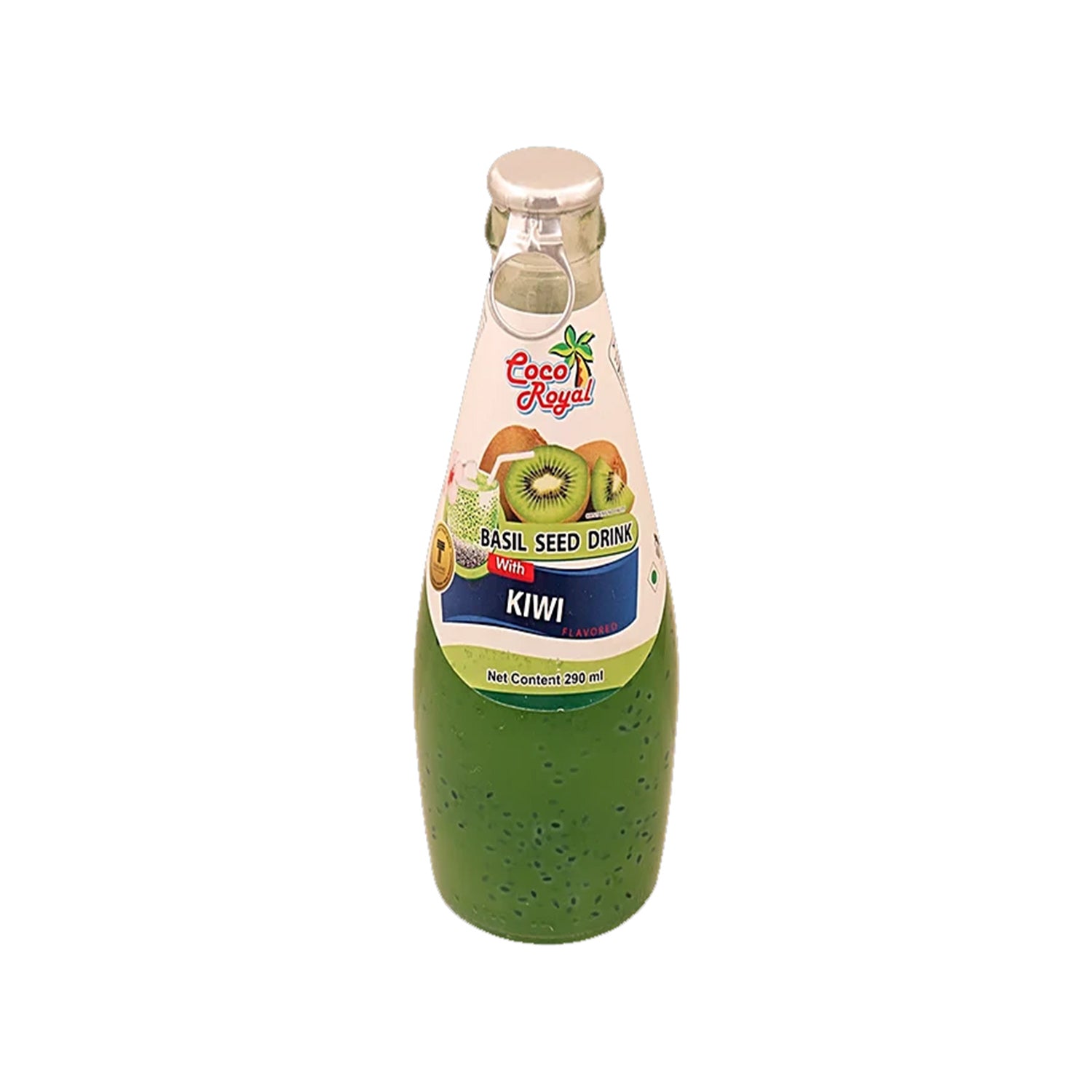 Coco Royal Kiwi Basil Seed Drink 290Ml