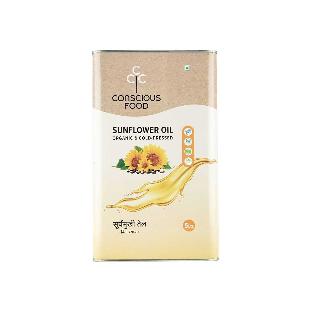 Conscious Food Sunflower Oil 5Ltr