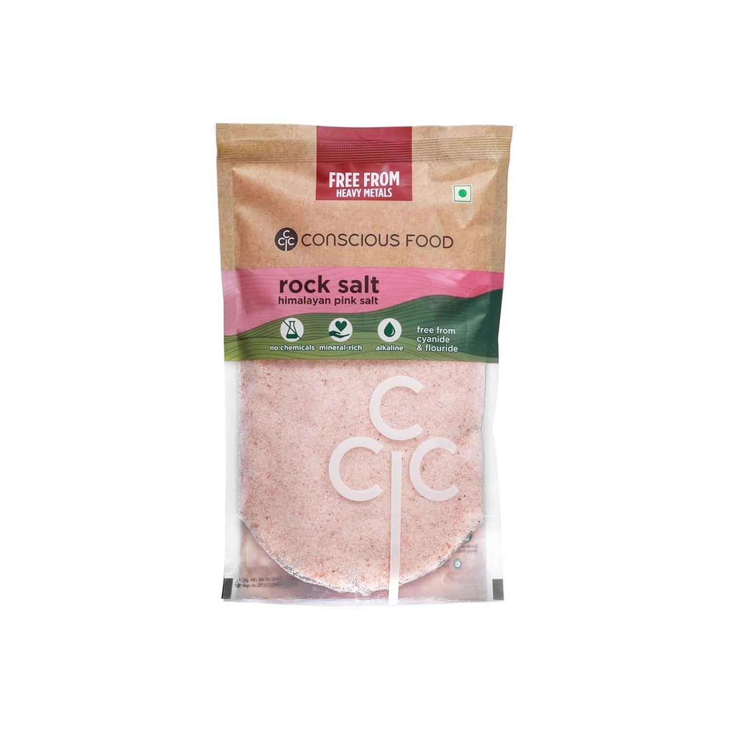 Conscious Foods Natural Rock Salt 1Kg