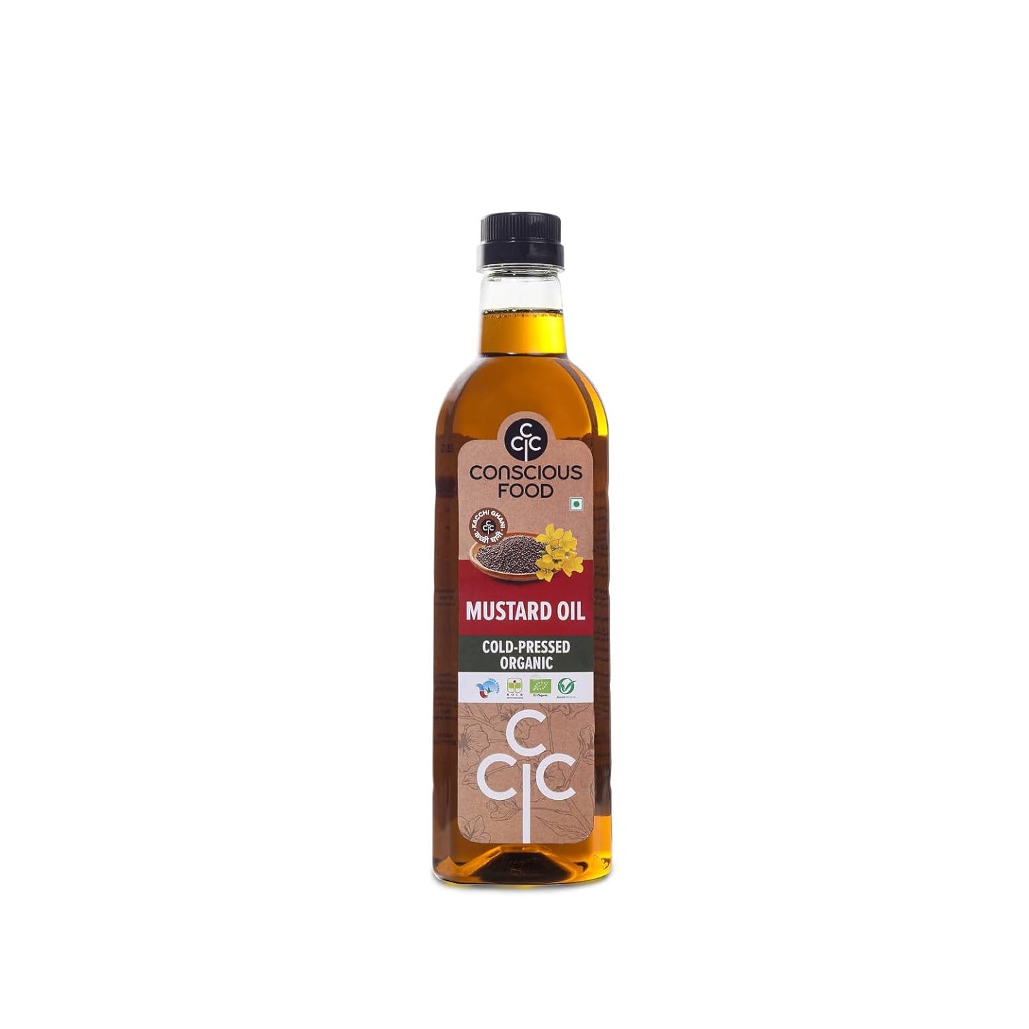 Conscious Foods Organic Mustard Oil 500Ml
