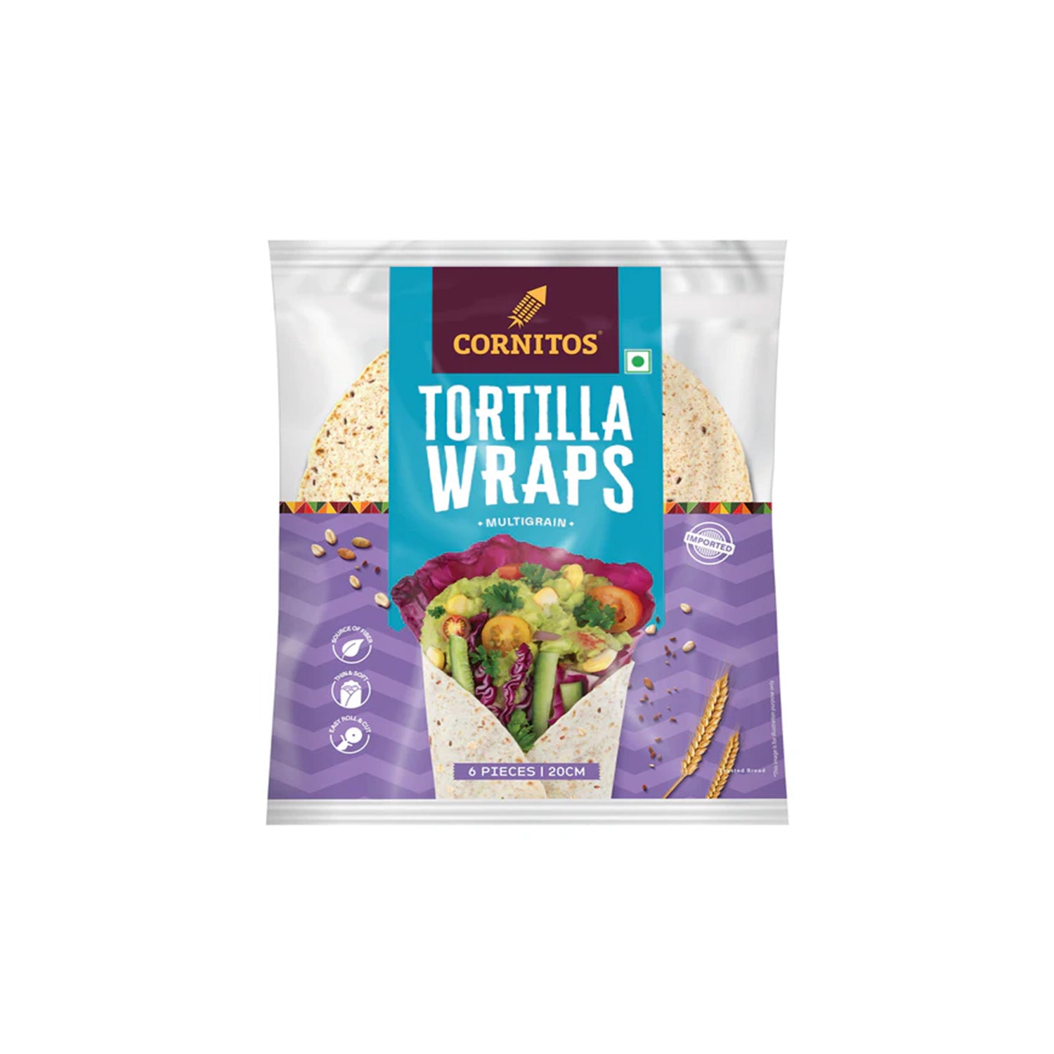 Cornitos Multigrain Tortilla Wraps 6Pc 270Gm