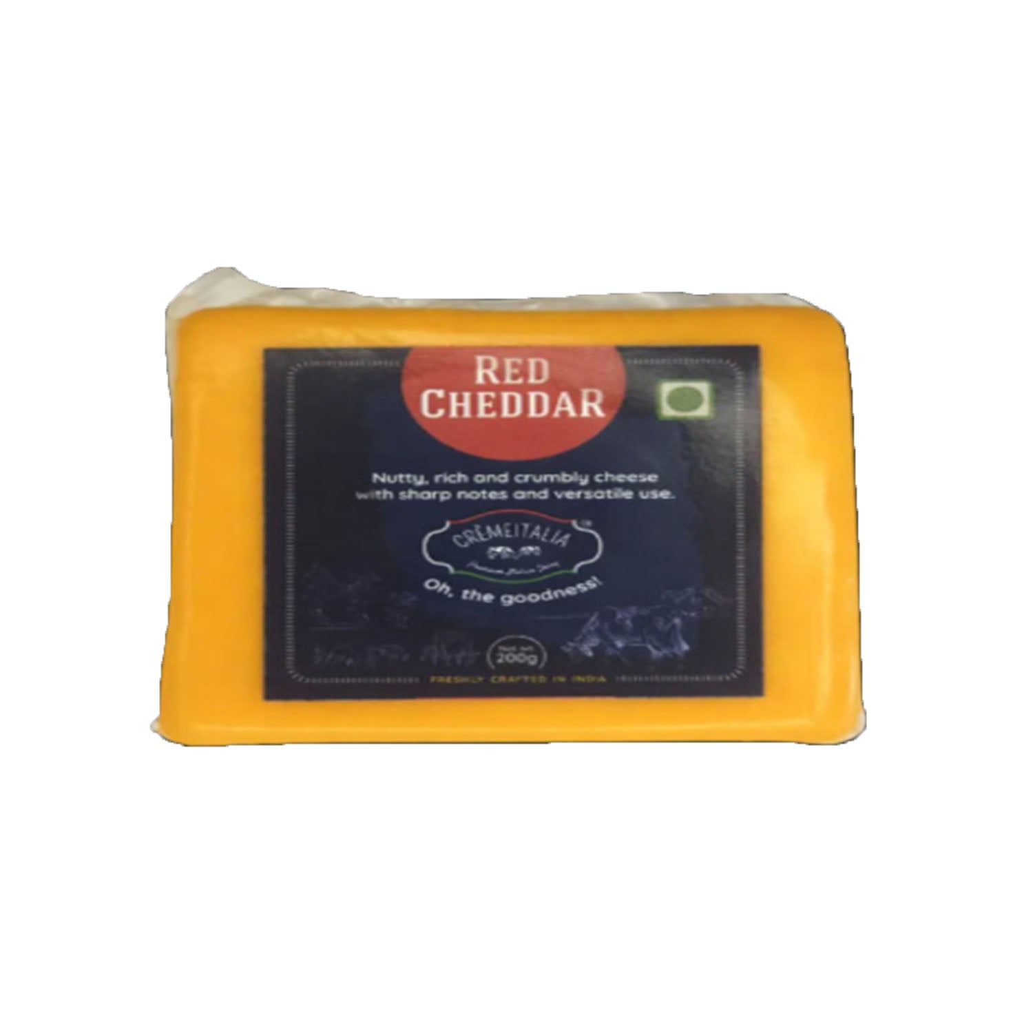 Cremeitalia Red Cheddar Cheese 200Gm