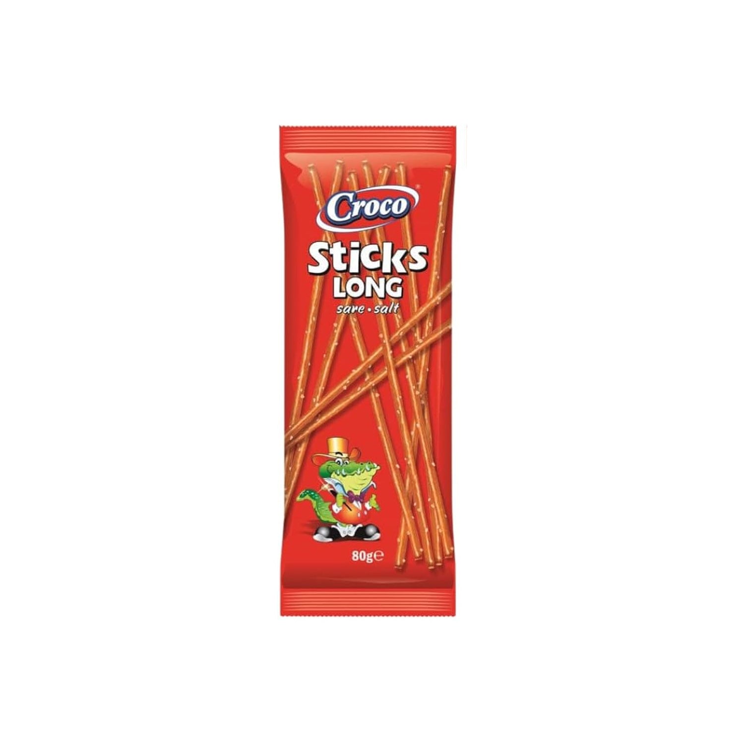 Croco Sticks Long Sesame 80Gm