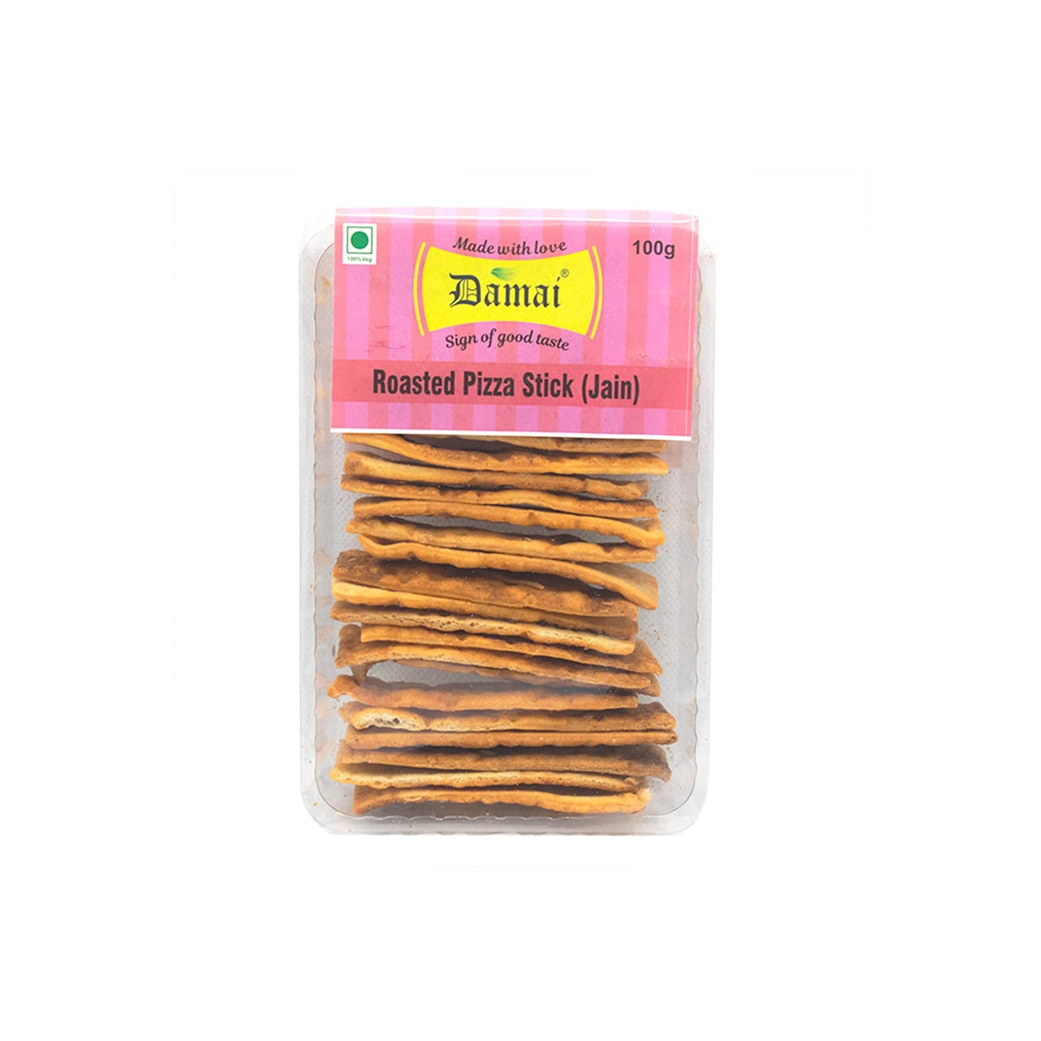 Damai Roasted Pizza Stick Jain 100Gm