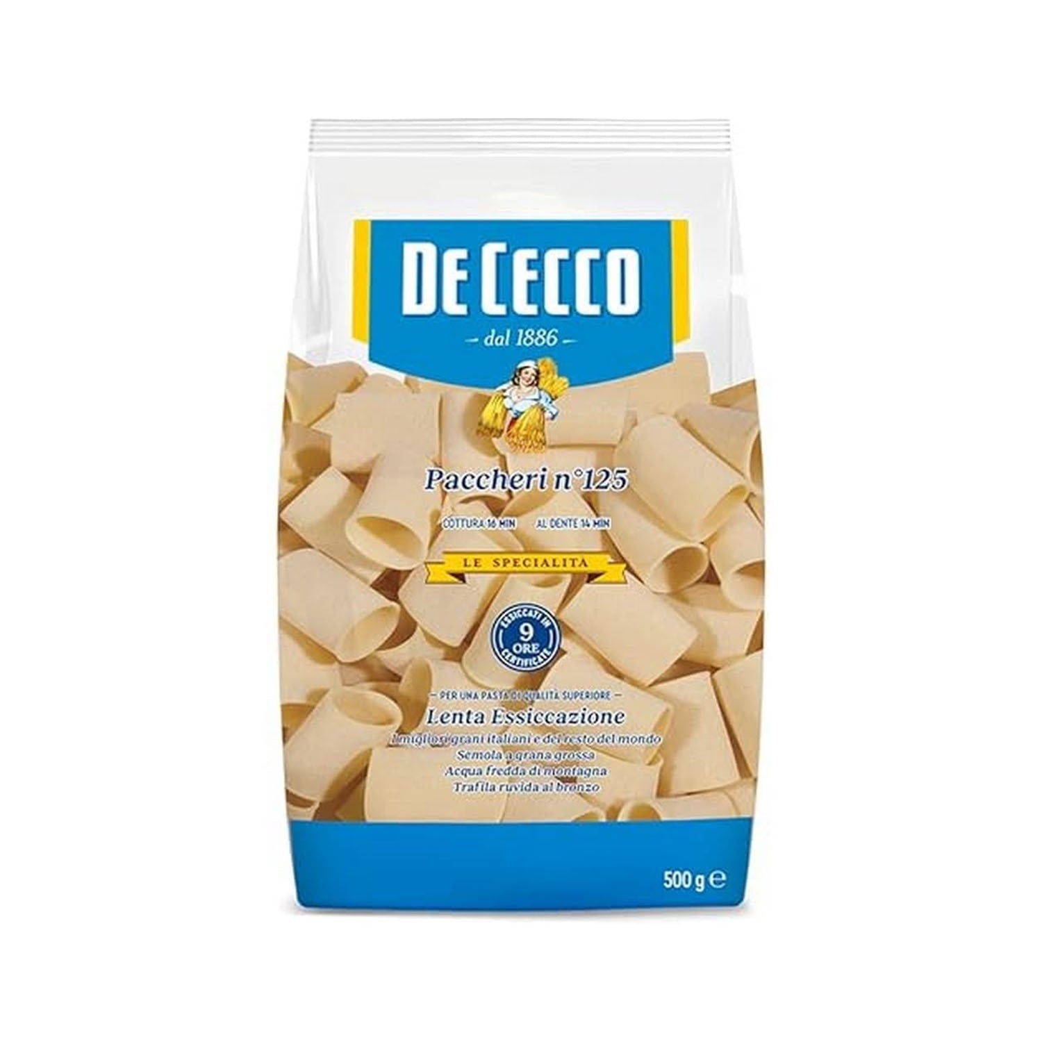 Dececco Paccheri N 125 Pasta 500Gm
