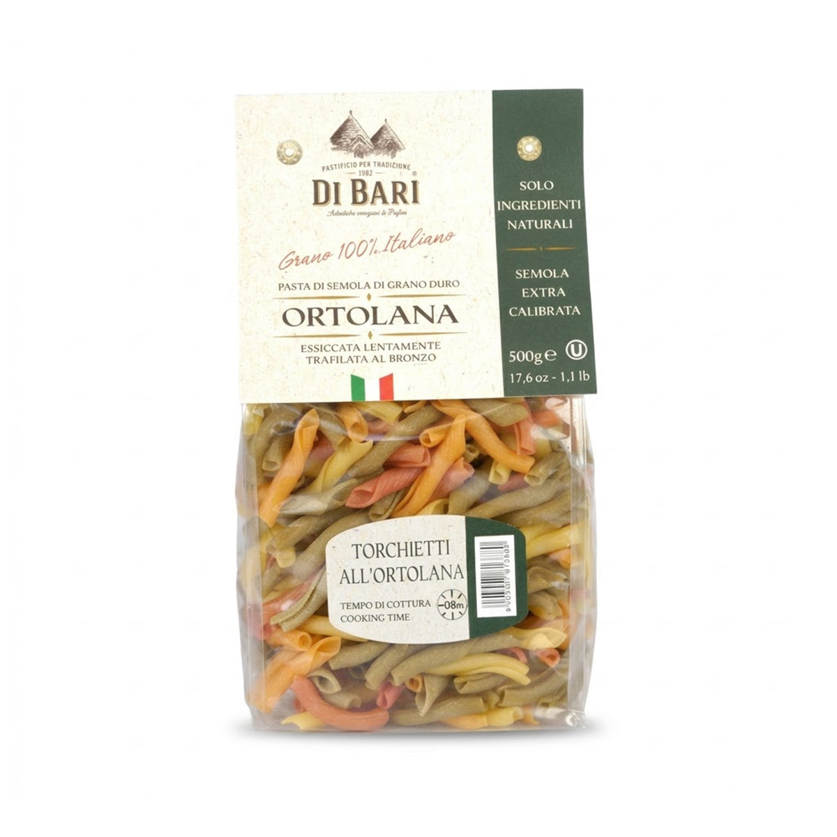 Di Bari Torchietti Ortolana Pasta 500Gm